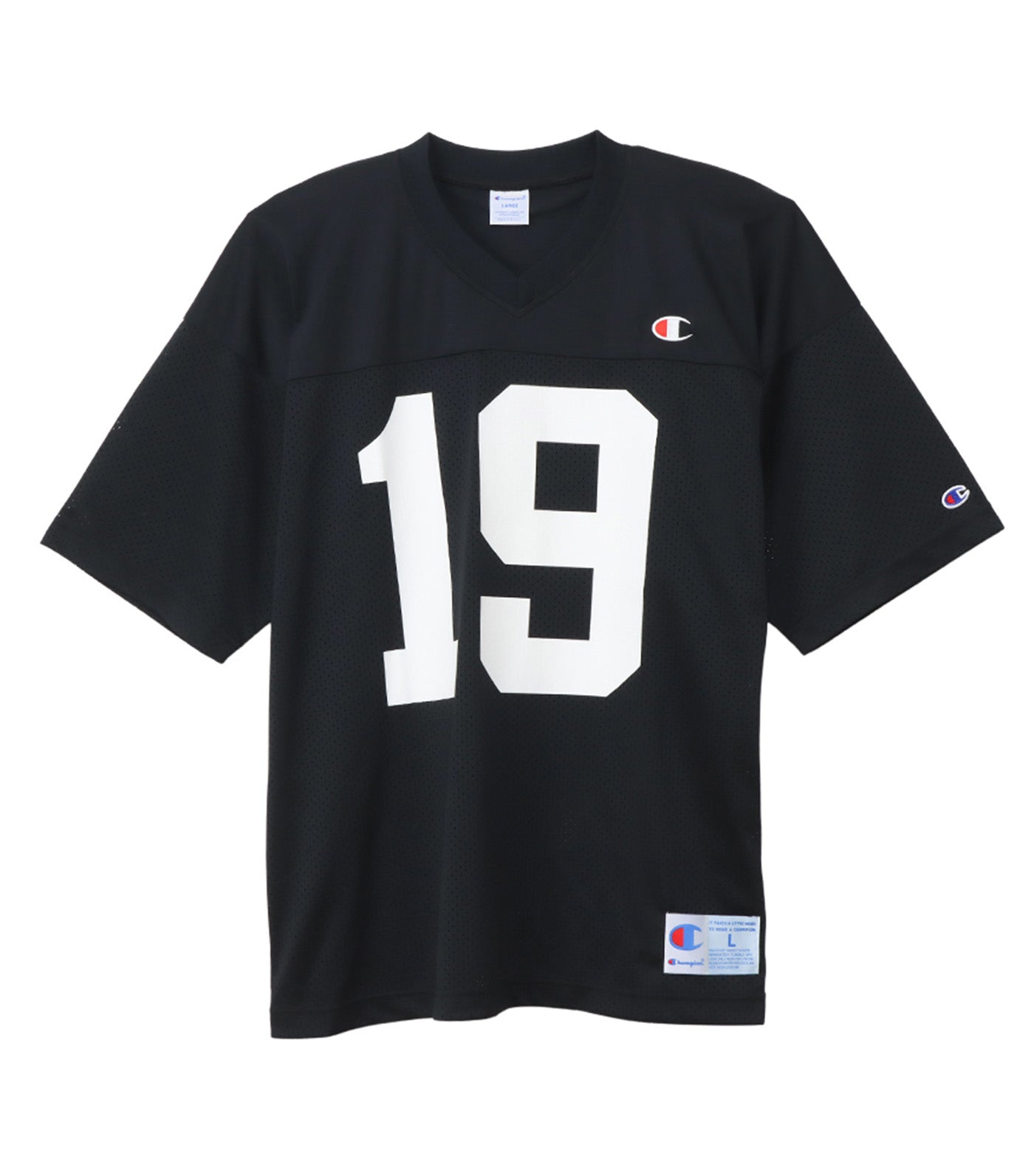 Japan Line Short Sleeve Mesh T-Shirt Black