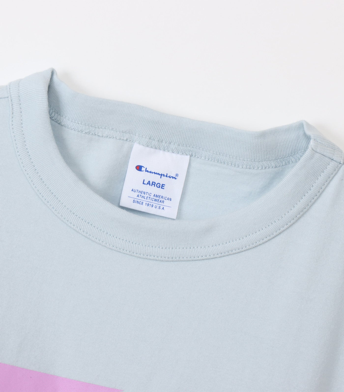 Japan Line Short Sleeve T-shirt Pale Blue