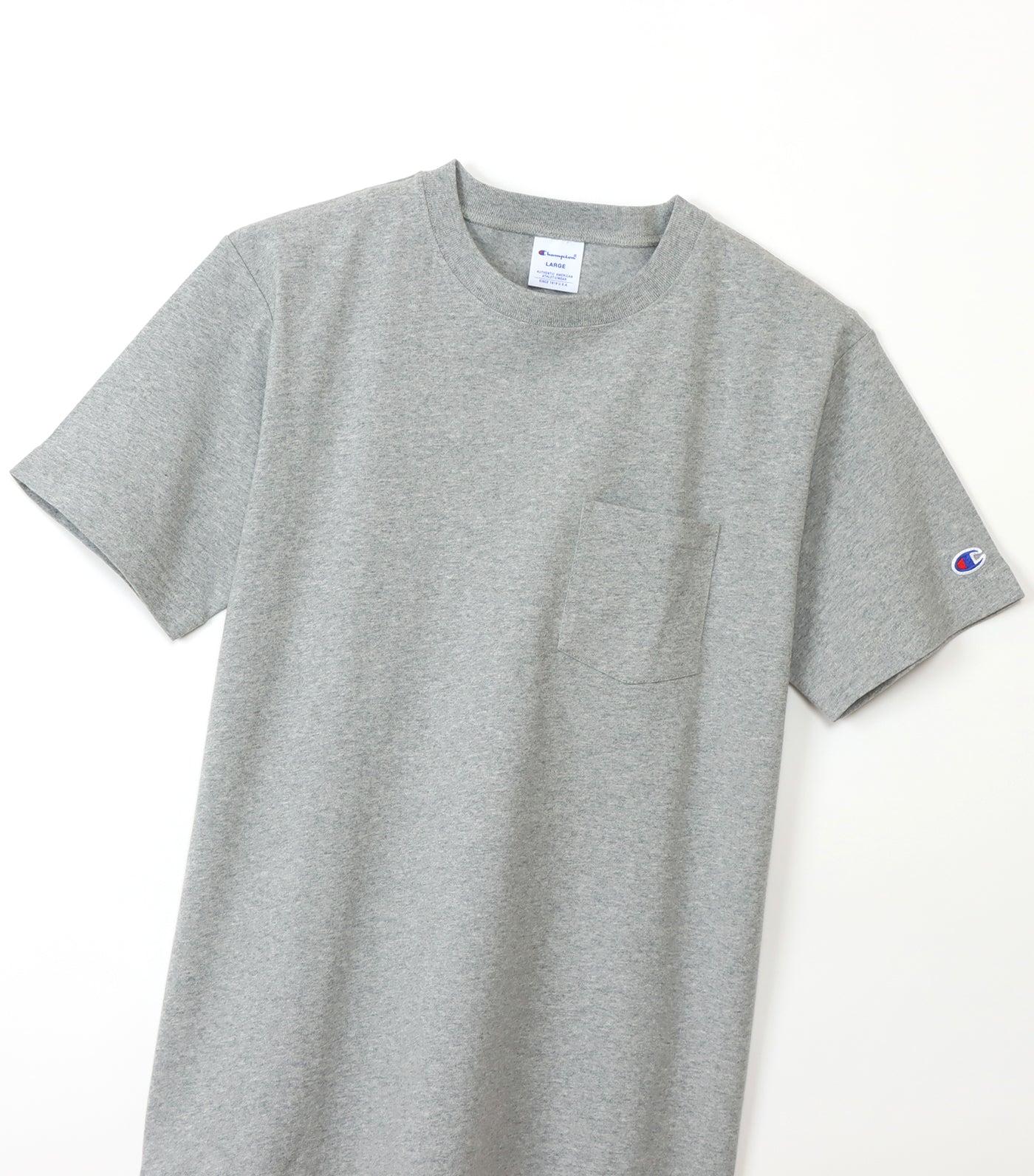 Japan Line Short Sleeve Pocket T-Shirt Oxford Gray