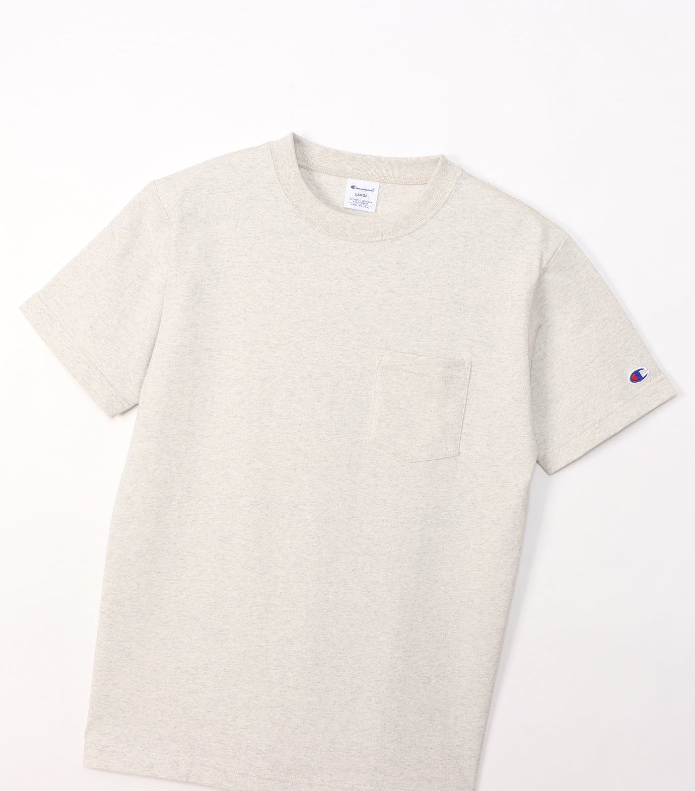 Japan Line Short Sleeve Pocket T-Shirt Oatmeal