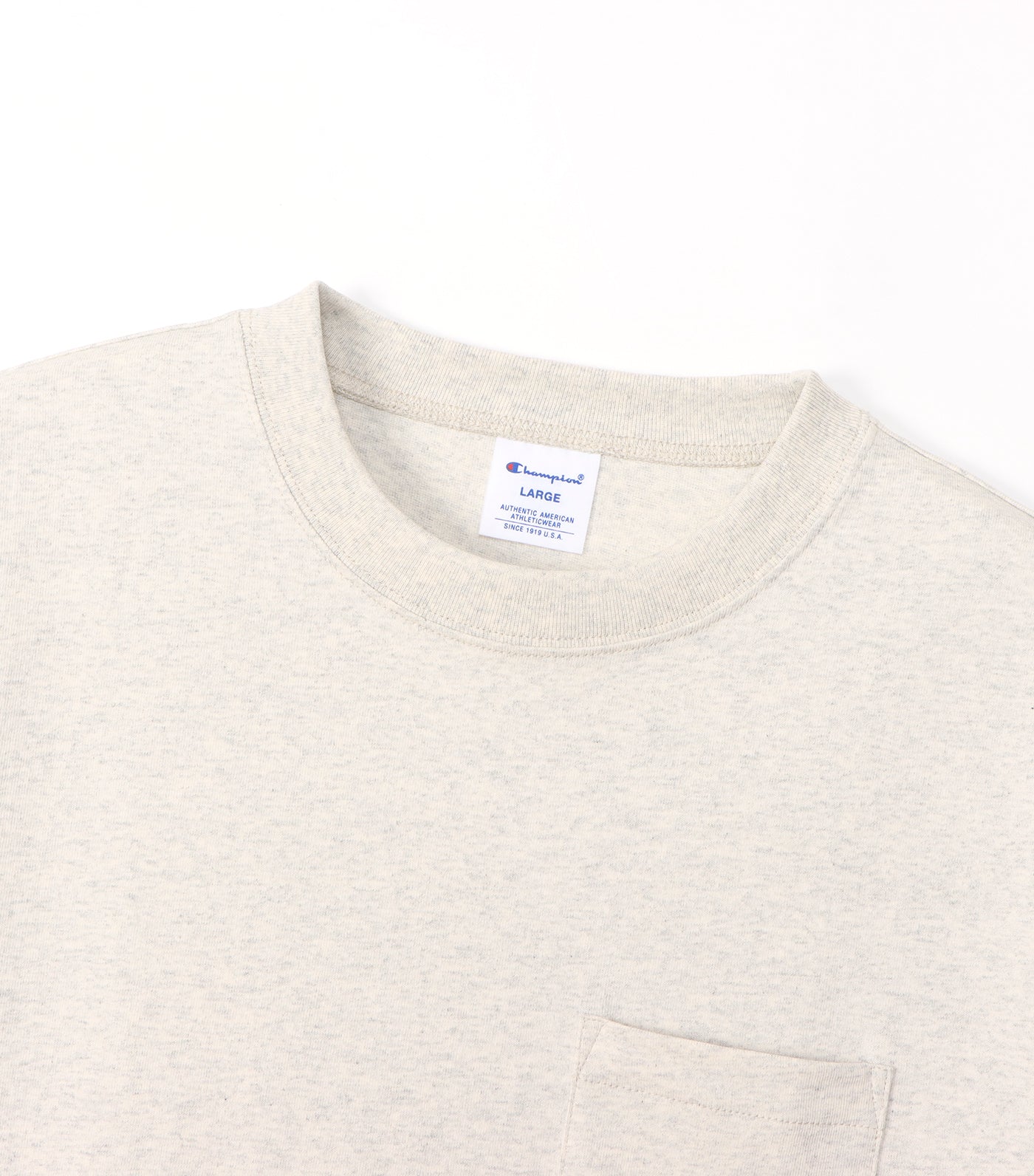 Japan Line Short Sleeve Pocket T-Shirt Oatmeal