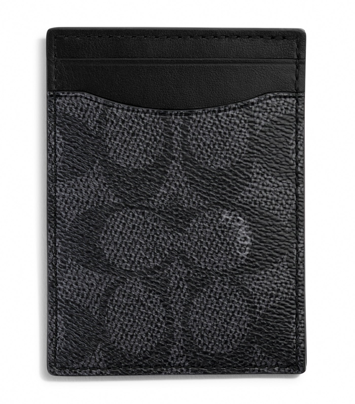 Money Clip Card Case Charcoal