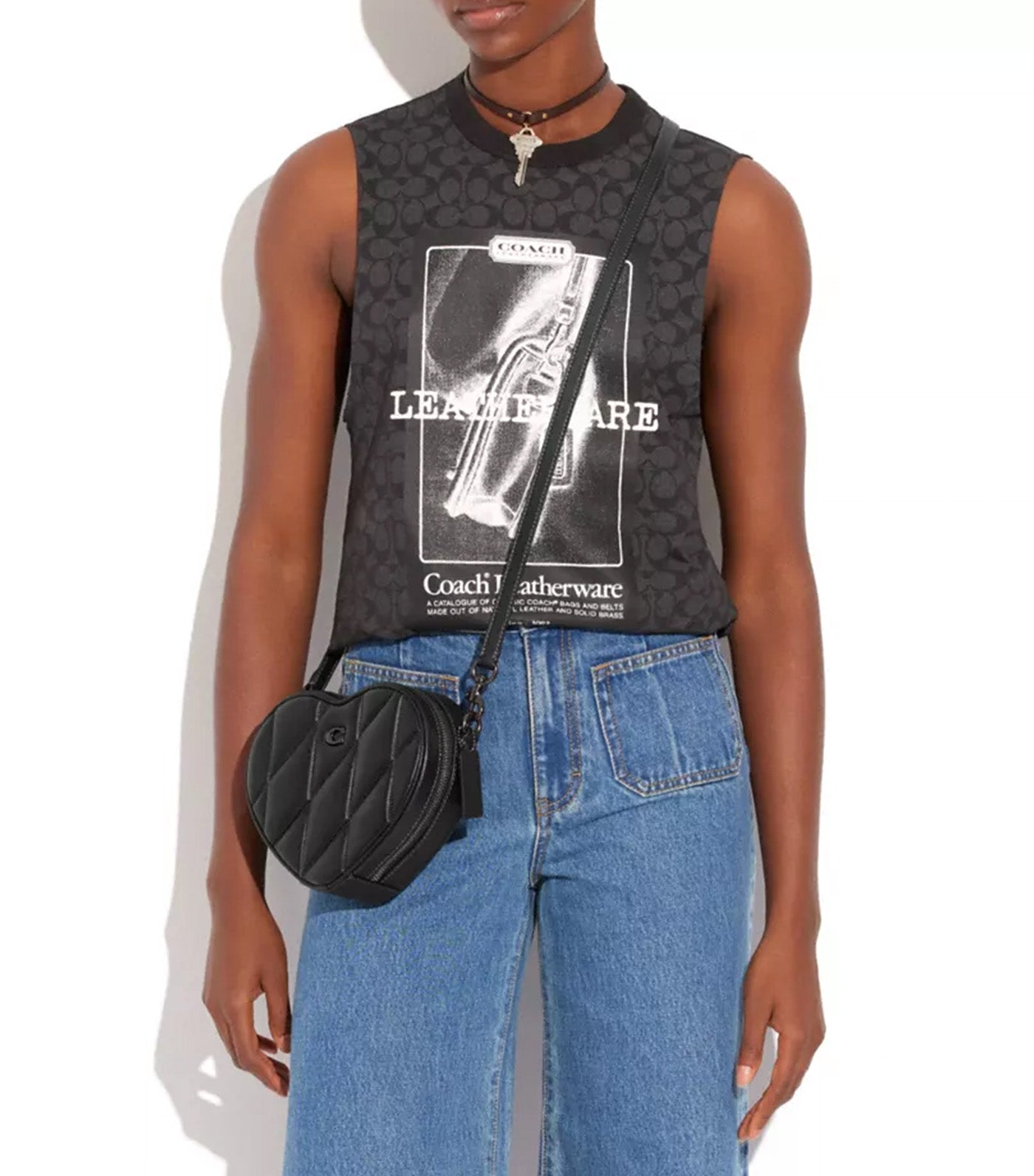 Heart Crossbody V5/Black