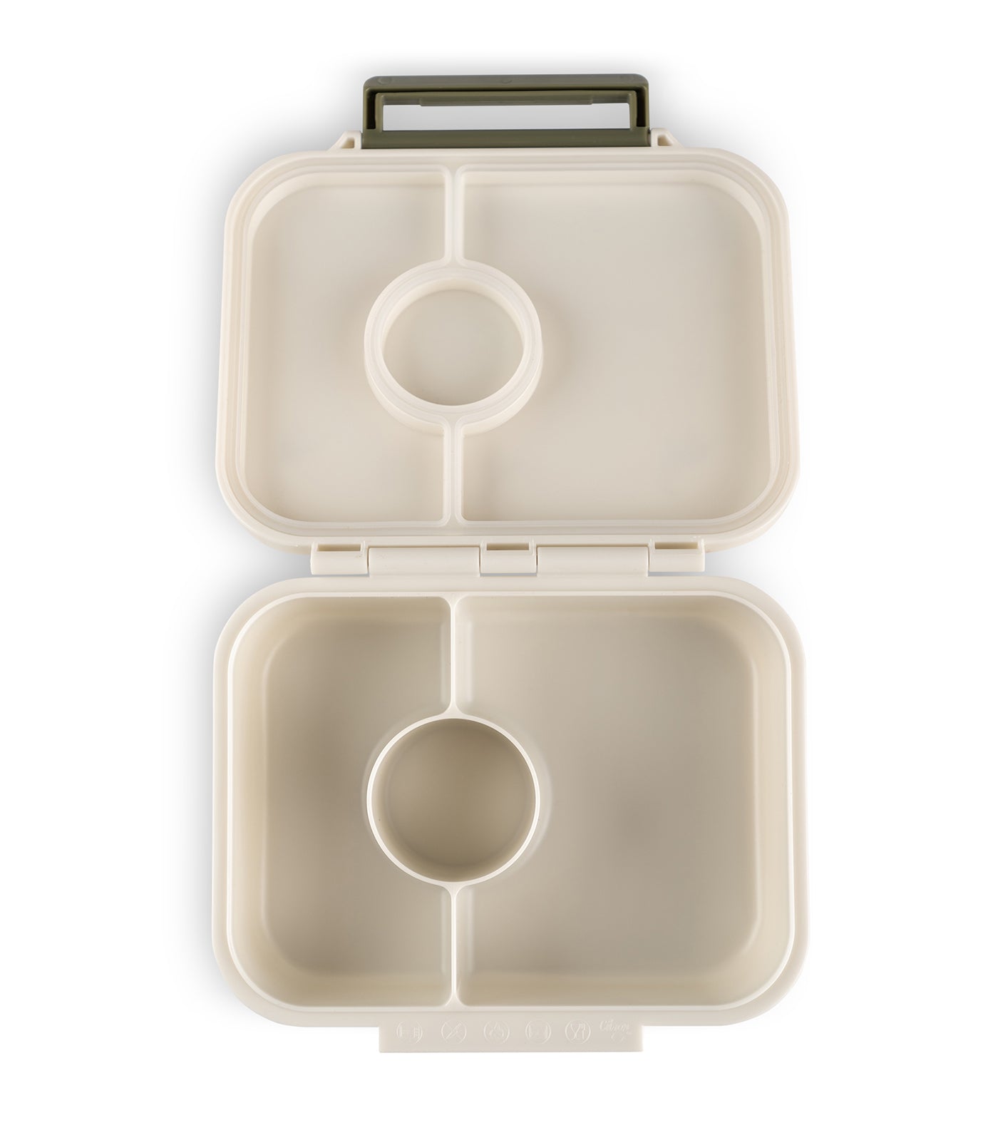 Absolut Tritan Snackbox with Three Compartments - Dino