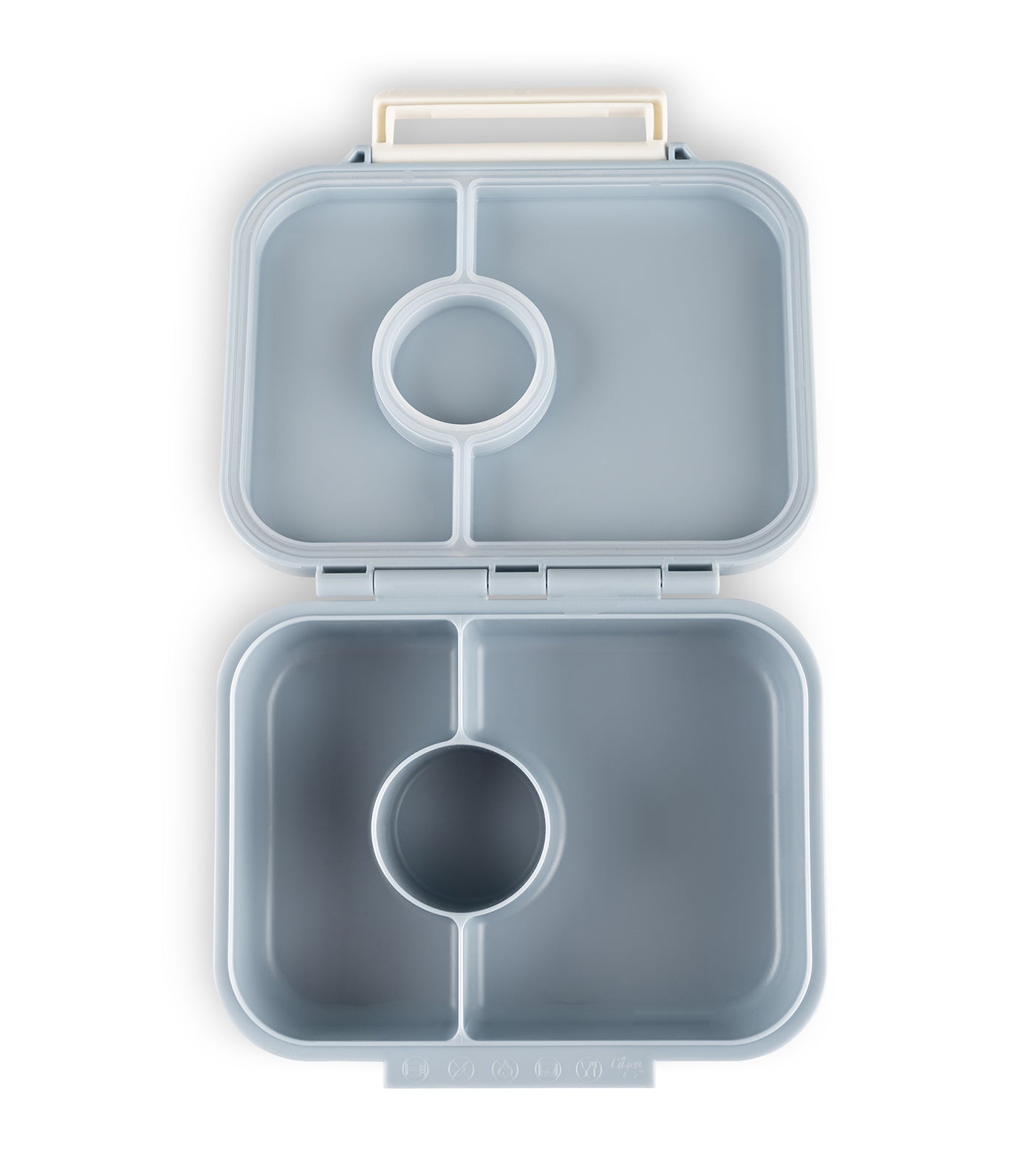 Absolut Tritan Snackbox with Three Compartments - Spaceship
