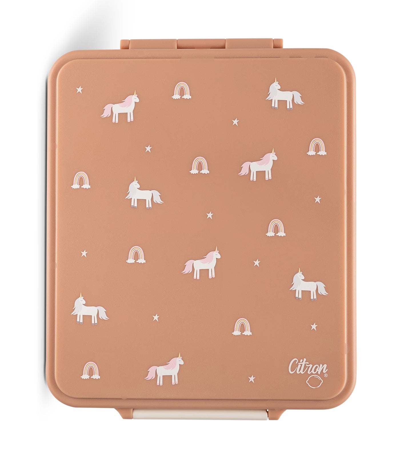Grand Lunchbox with Four Compartments and One Food Jar - Unicorn