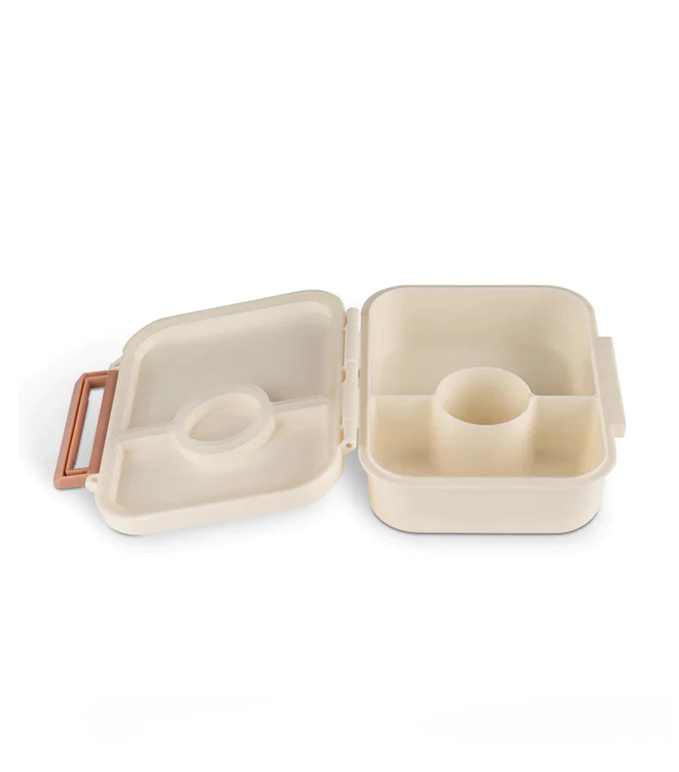 Absolut Tritan Snackbox with Three Compartments - Cherry