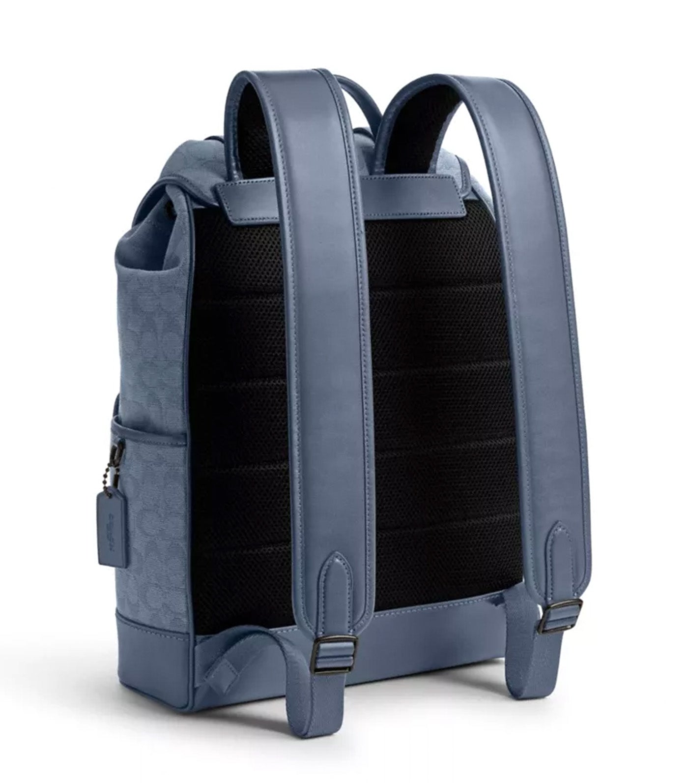 League Flap Backpack Washed Chambray