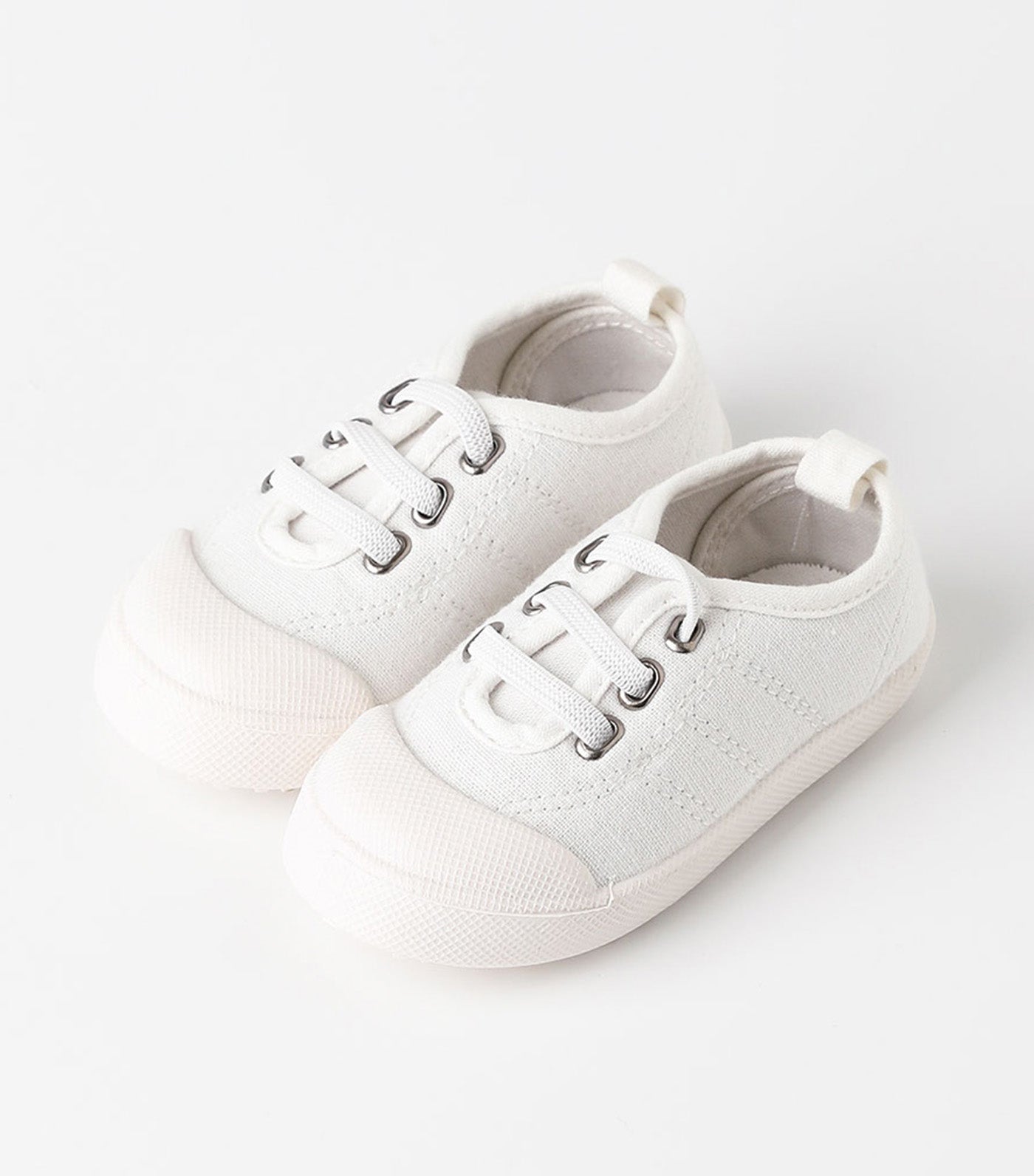 Girls Slip-On Sneakers White