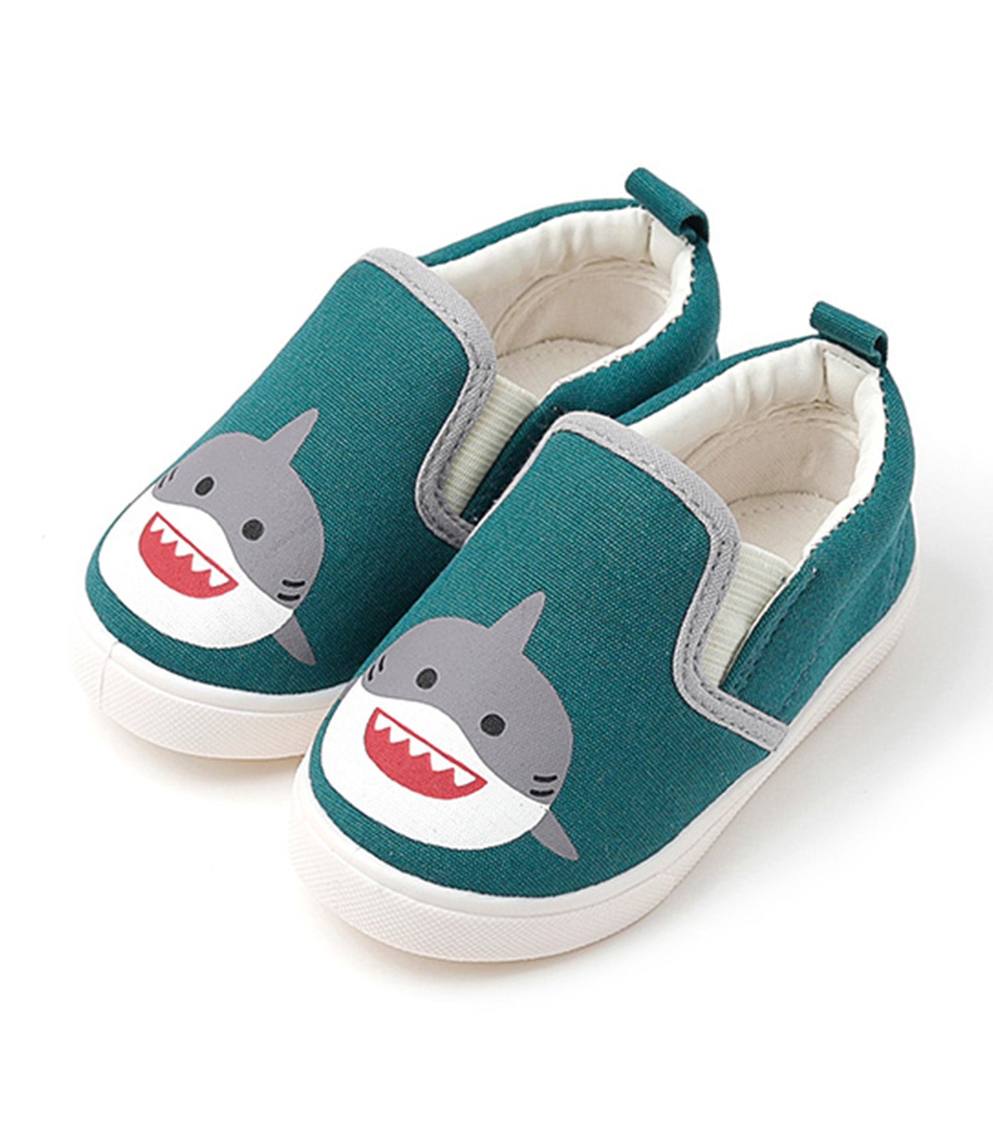 Boys Shark Slip-On Teal