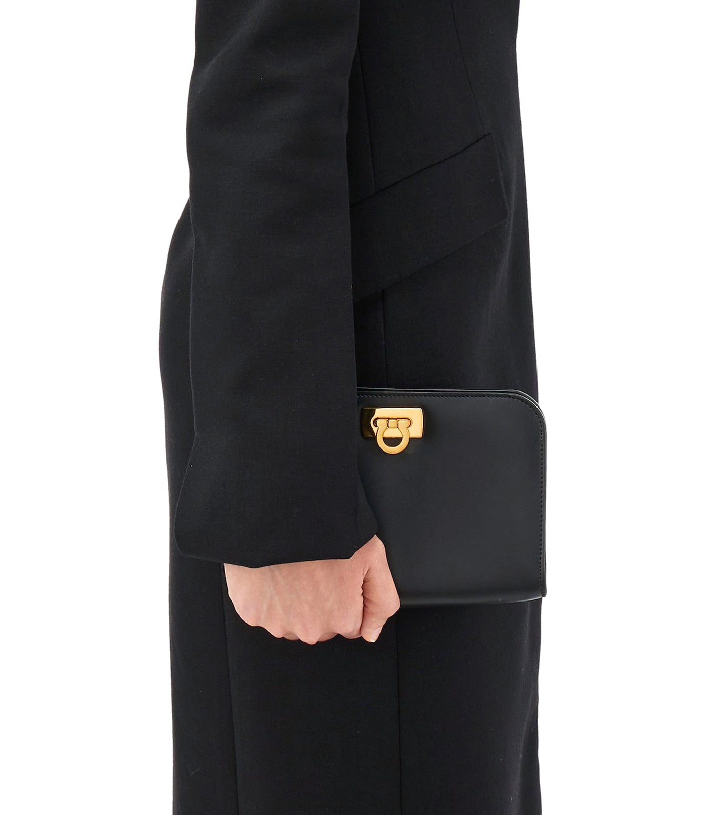■FERRAGAMO■ Small Diana Clutch Black 210587560469 21058756 Diana clutch - Women | Ferragamo