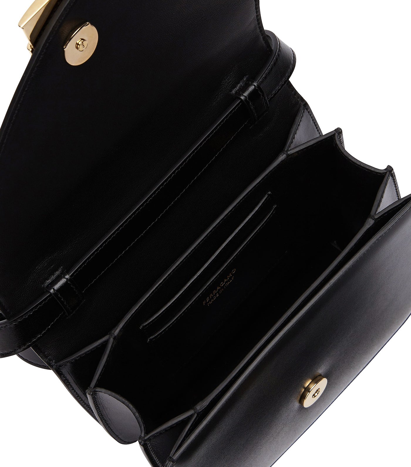 【関税&送料込】Ferragamo Fiamma S Shoulder Bag Black Ferragamo Fiamma Crossbody Bag (S) Black | Rustan's