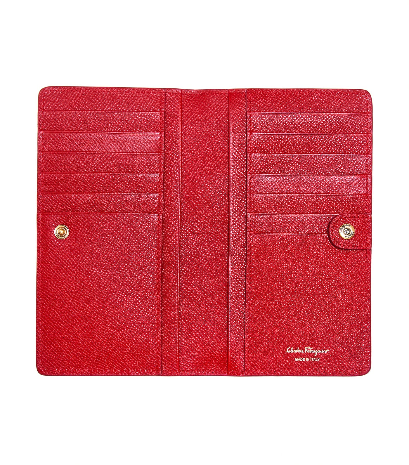 Gancini Continental Wallet Lipstick Red