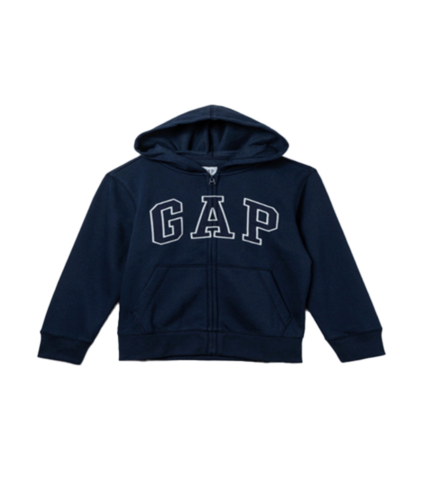 Logo Zip Hoodie Tapestry Navy