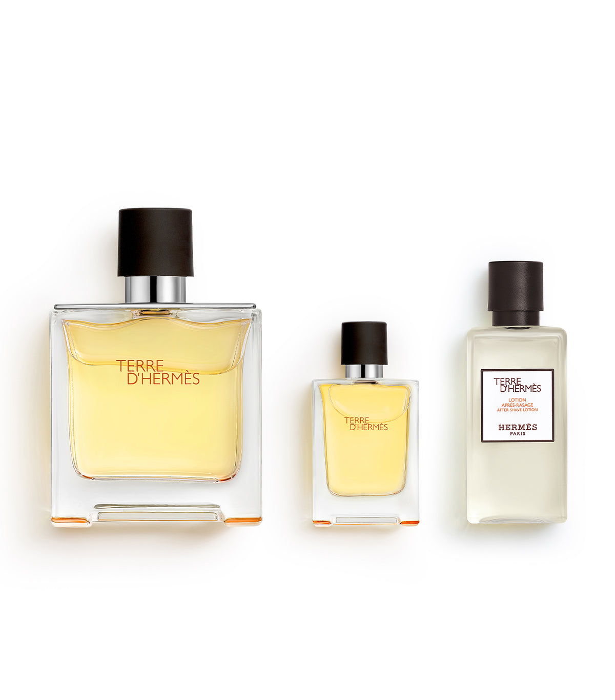 HERMÈS Terre d'Hermès gift set, Parfum, 75ml + 12.5ml + 40ml