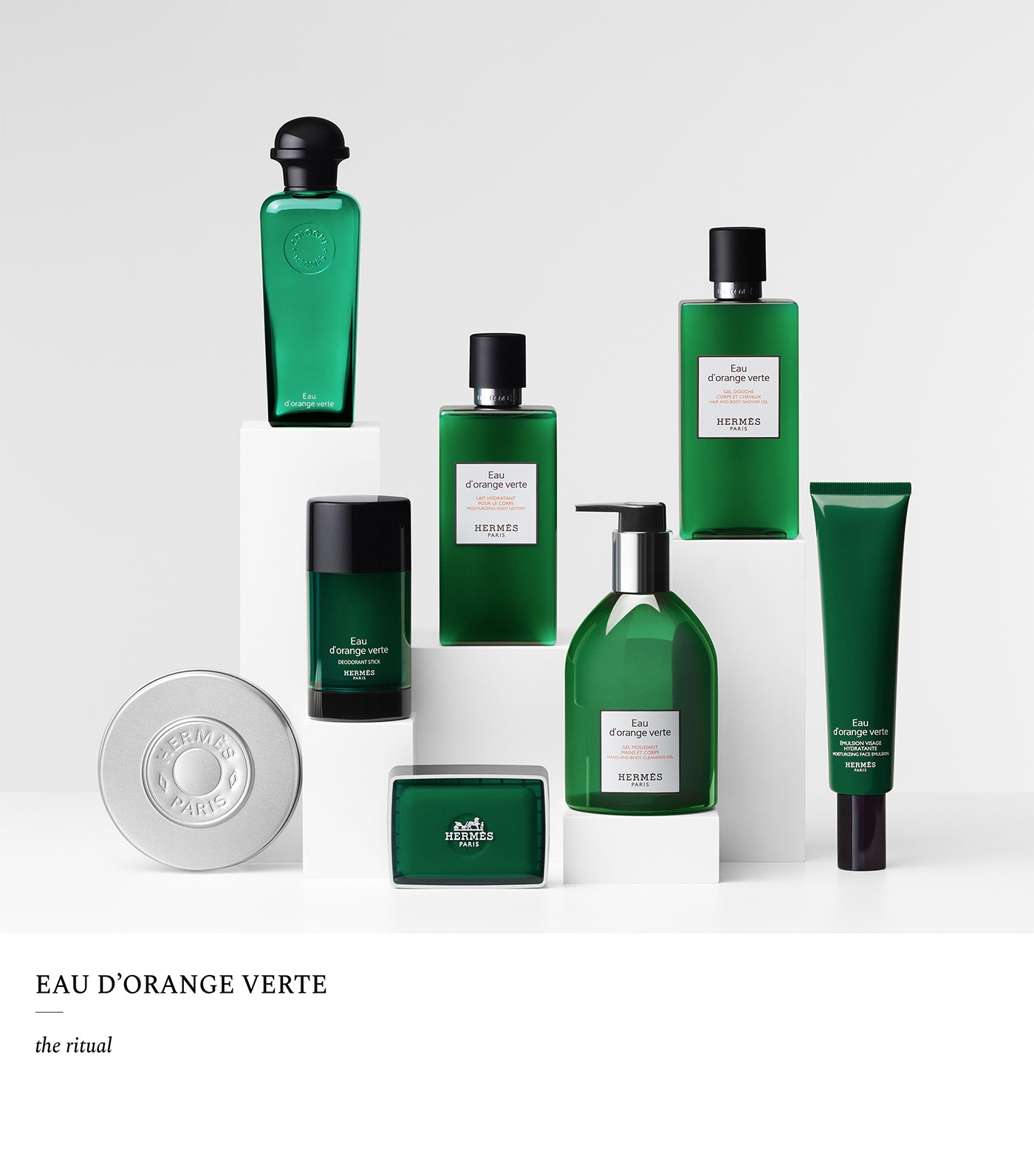 Hermès Eau d'orange verte, Gentle no-rinse cleansing gel for the