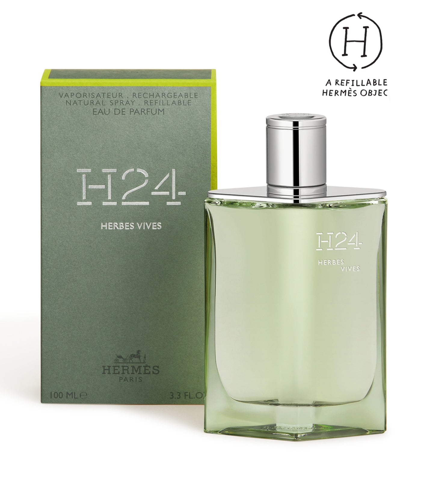 HERMES, H24 HERBES VIVES ＼半額SALE／ - 香水(男性用)