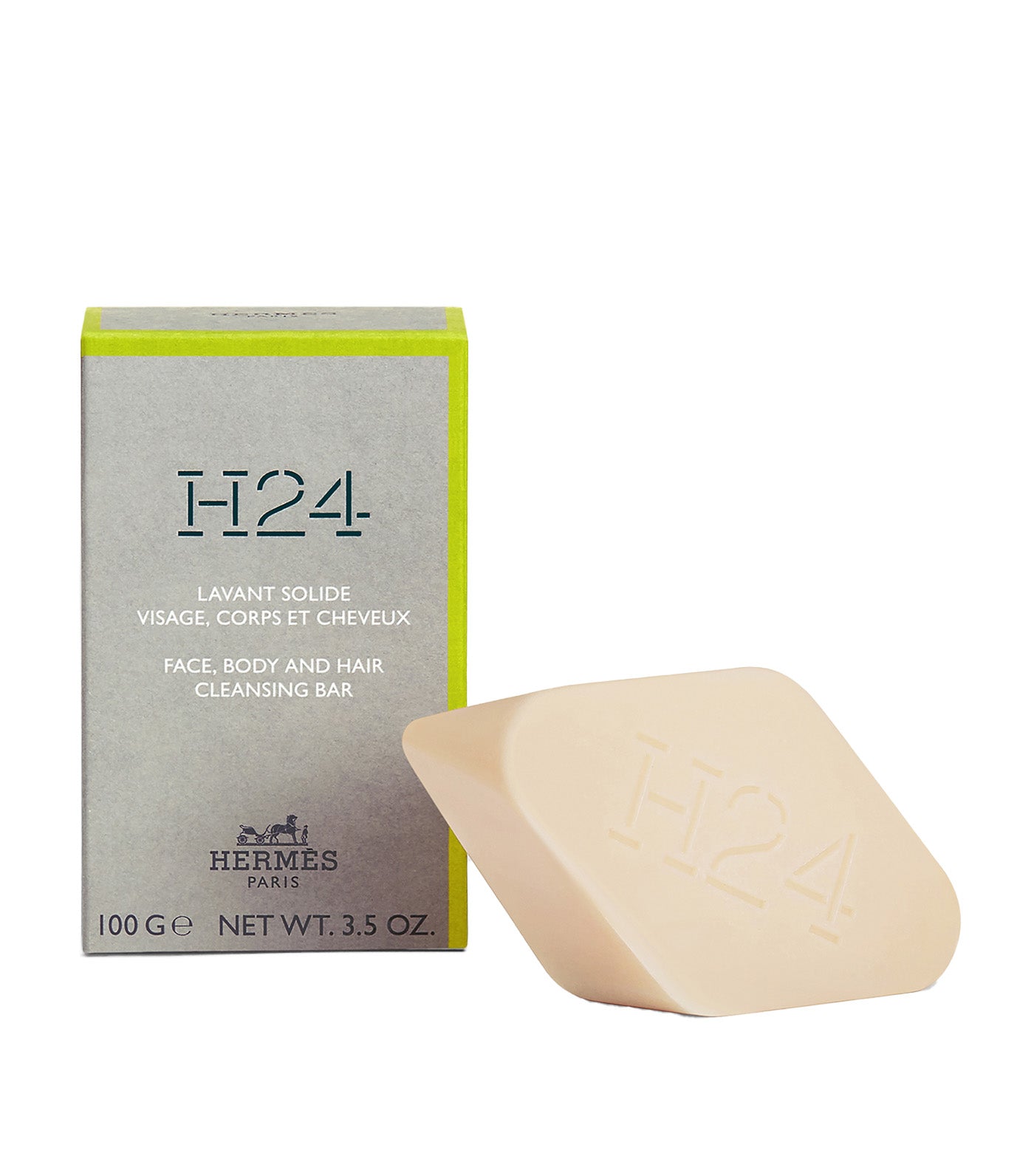 H24, face, body and hair solid cleanser 100g
