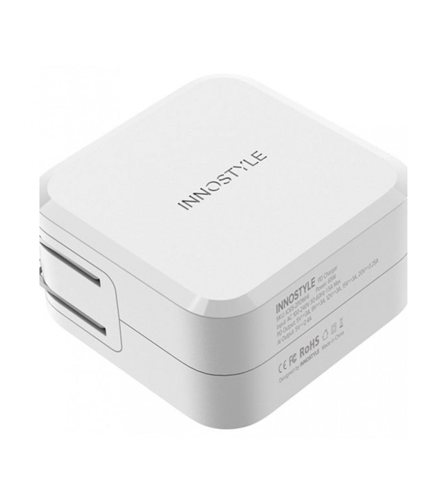 Zeni 2-Port GaN USB-C Charger 65W White