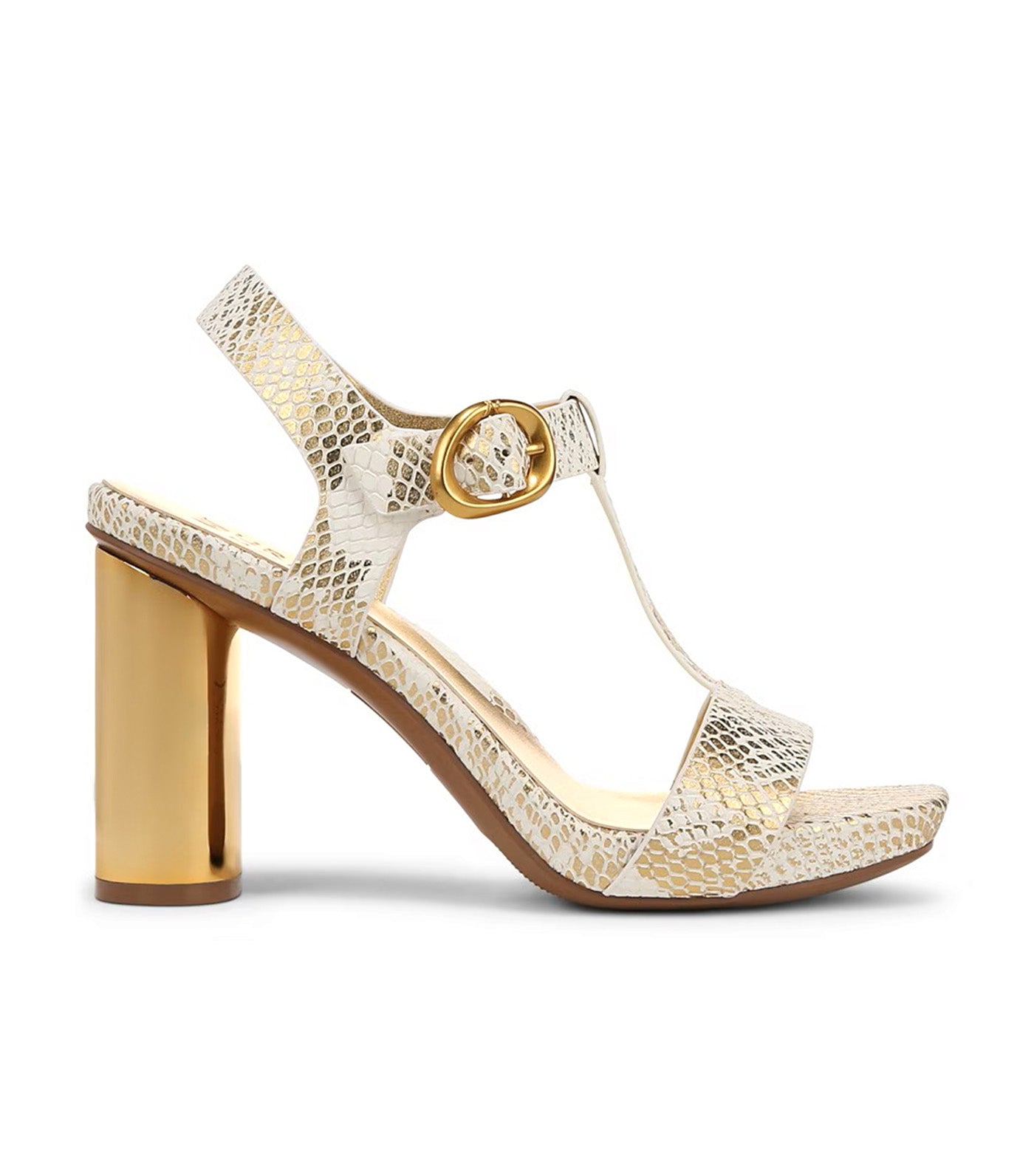 Jordis Dress Sandal Gold/White