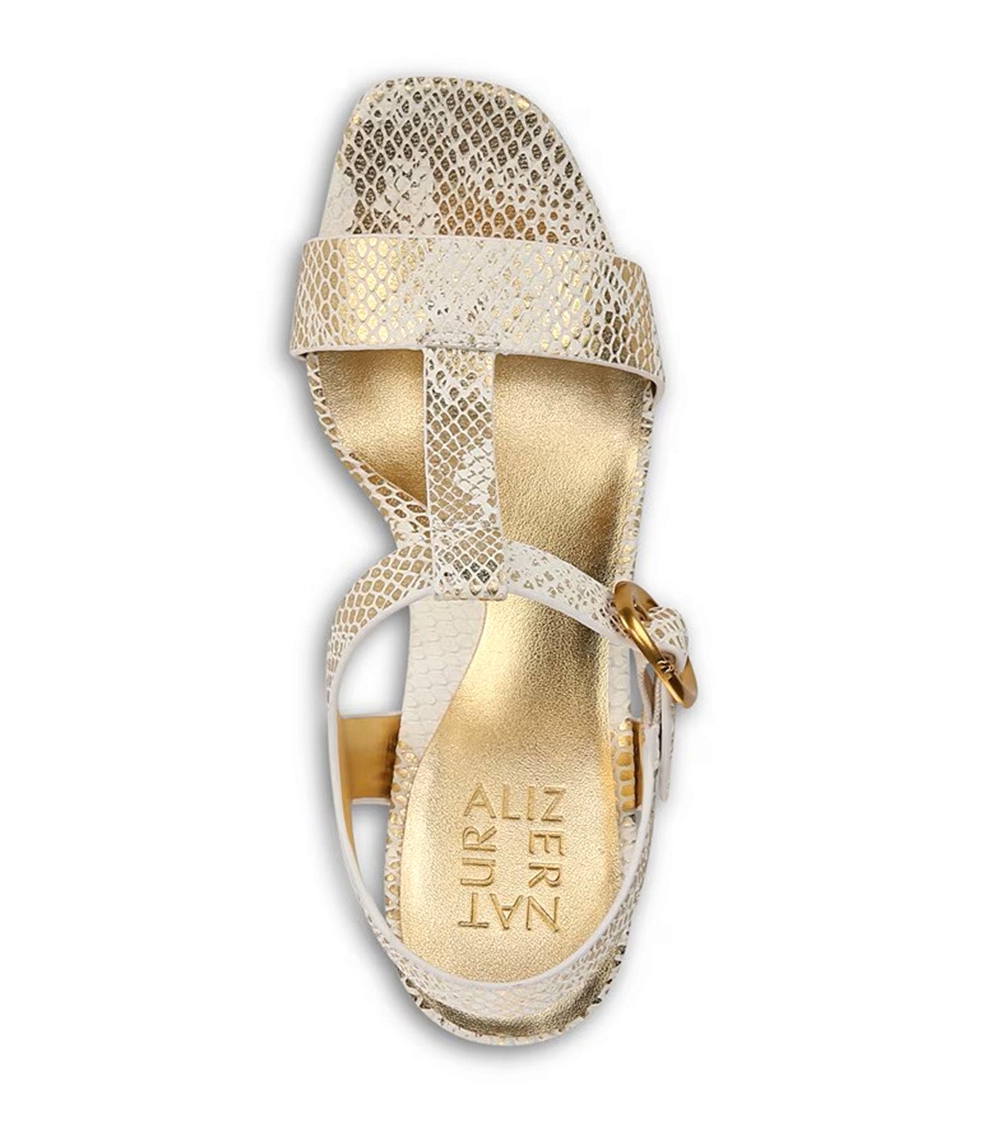 Jordis Dress Sandal Gold/White