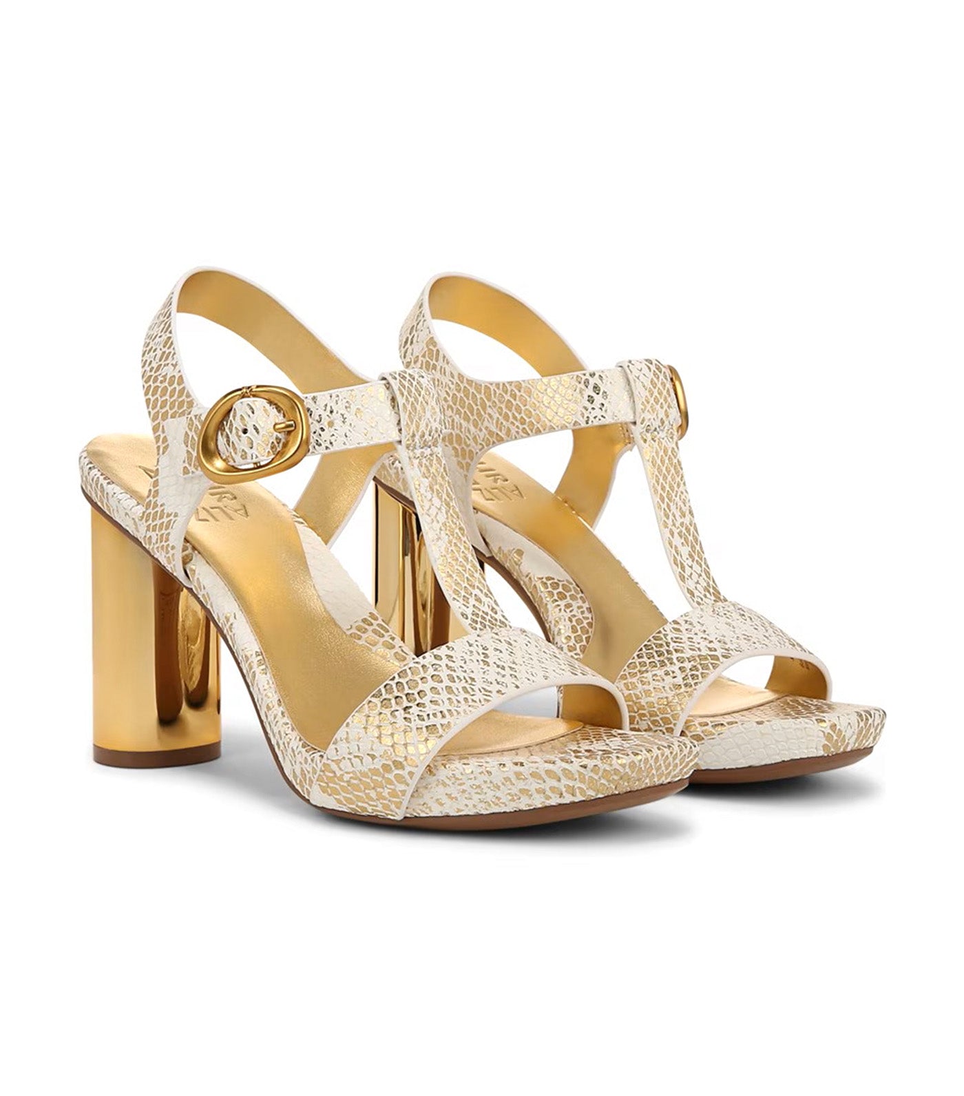 Jordis Dress Sandal Gold/White