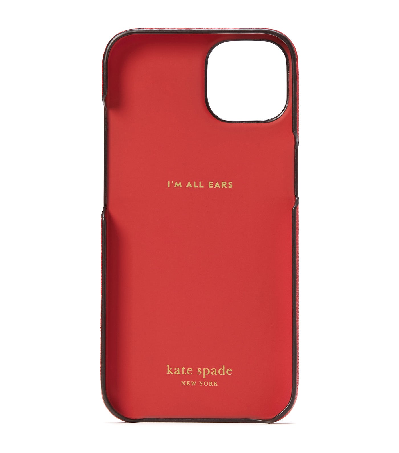 Amour Wrapped Heart Ring Stand iPhone 14 Case Lingonberry