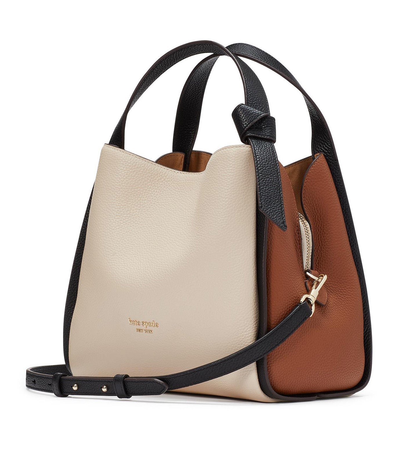 Knott Colorblocked Medium Crossbody Tote