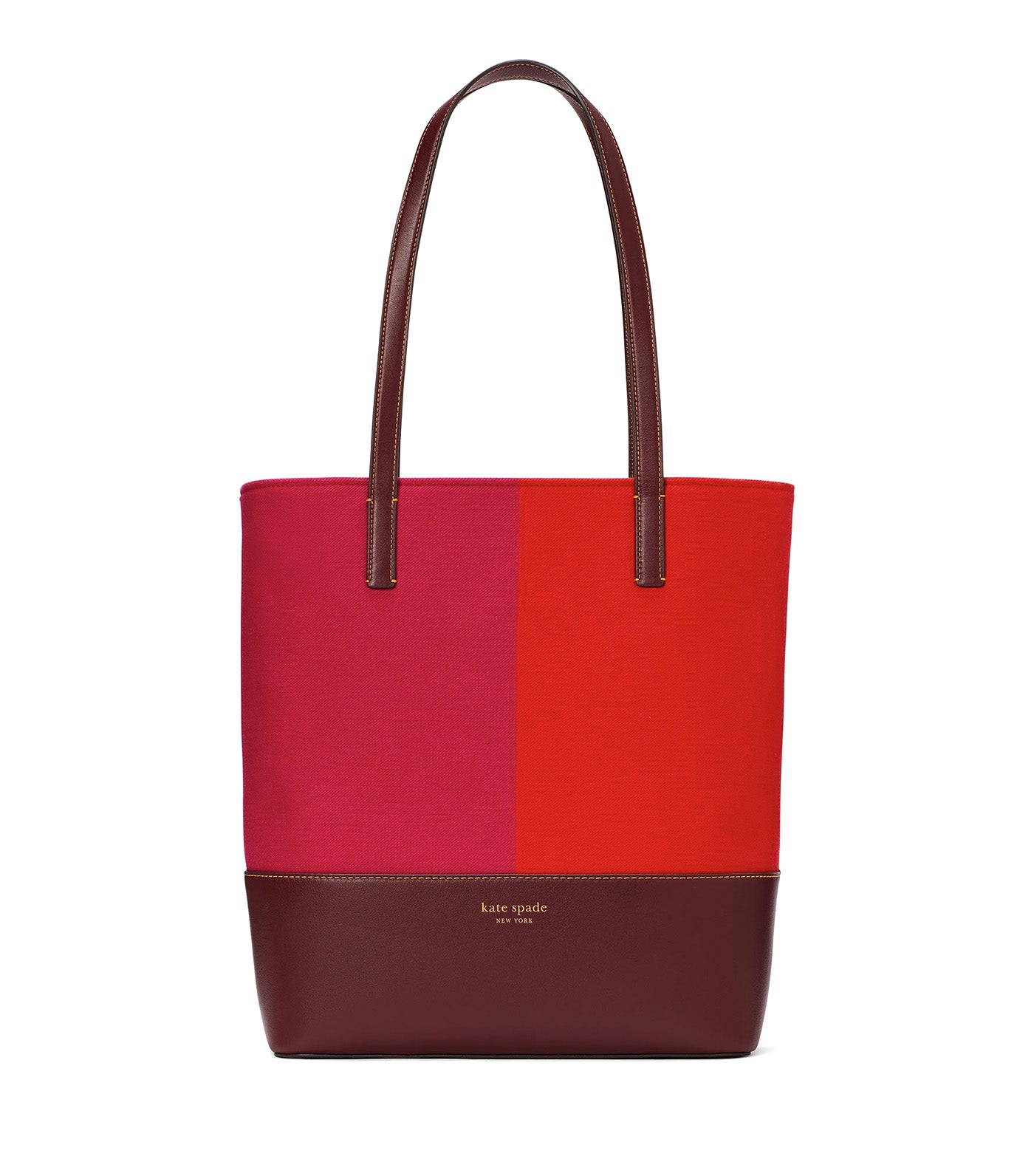 Kate spade best sale red leather tote