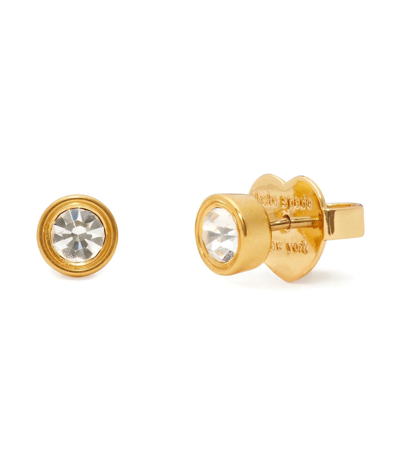 Kate spade gold hot sale spade earrings