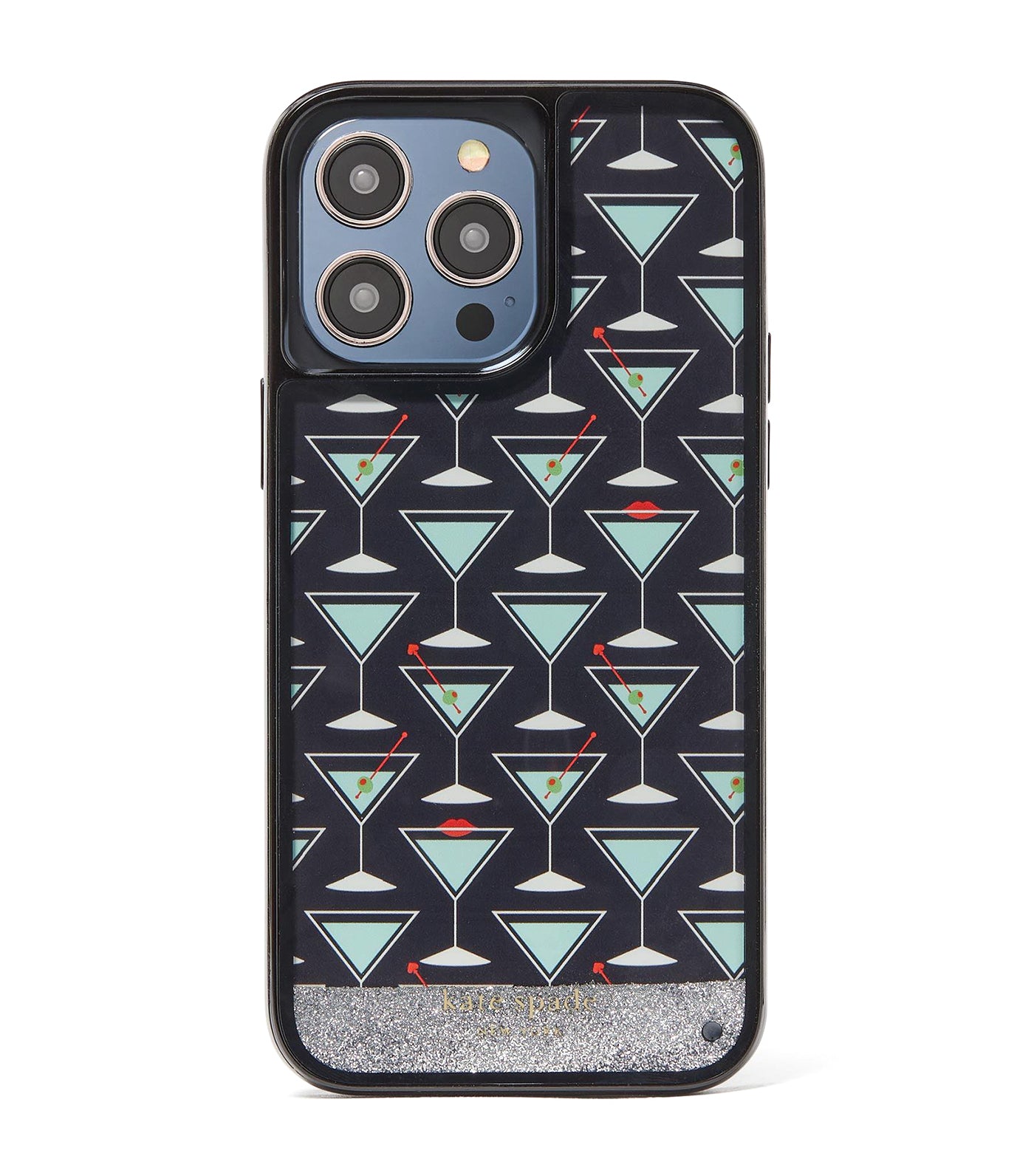 Shaken Not Stirred Liquid Glitter iPhone 14 Pro Max Case Multi