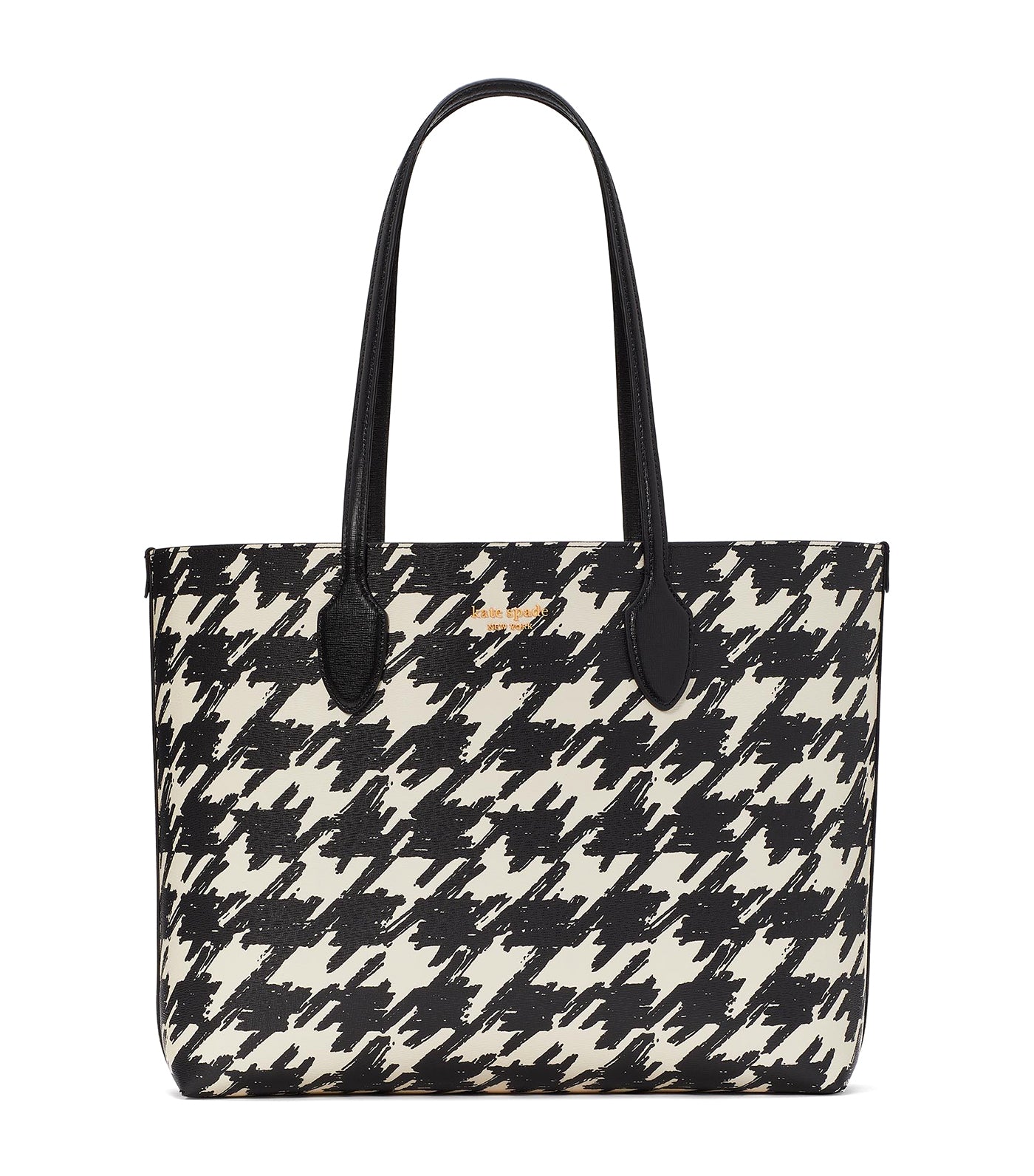 Kate spade black sale and white checkered purse