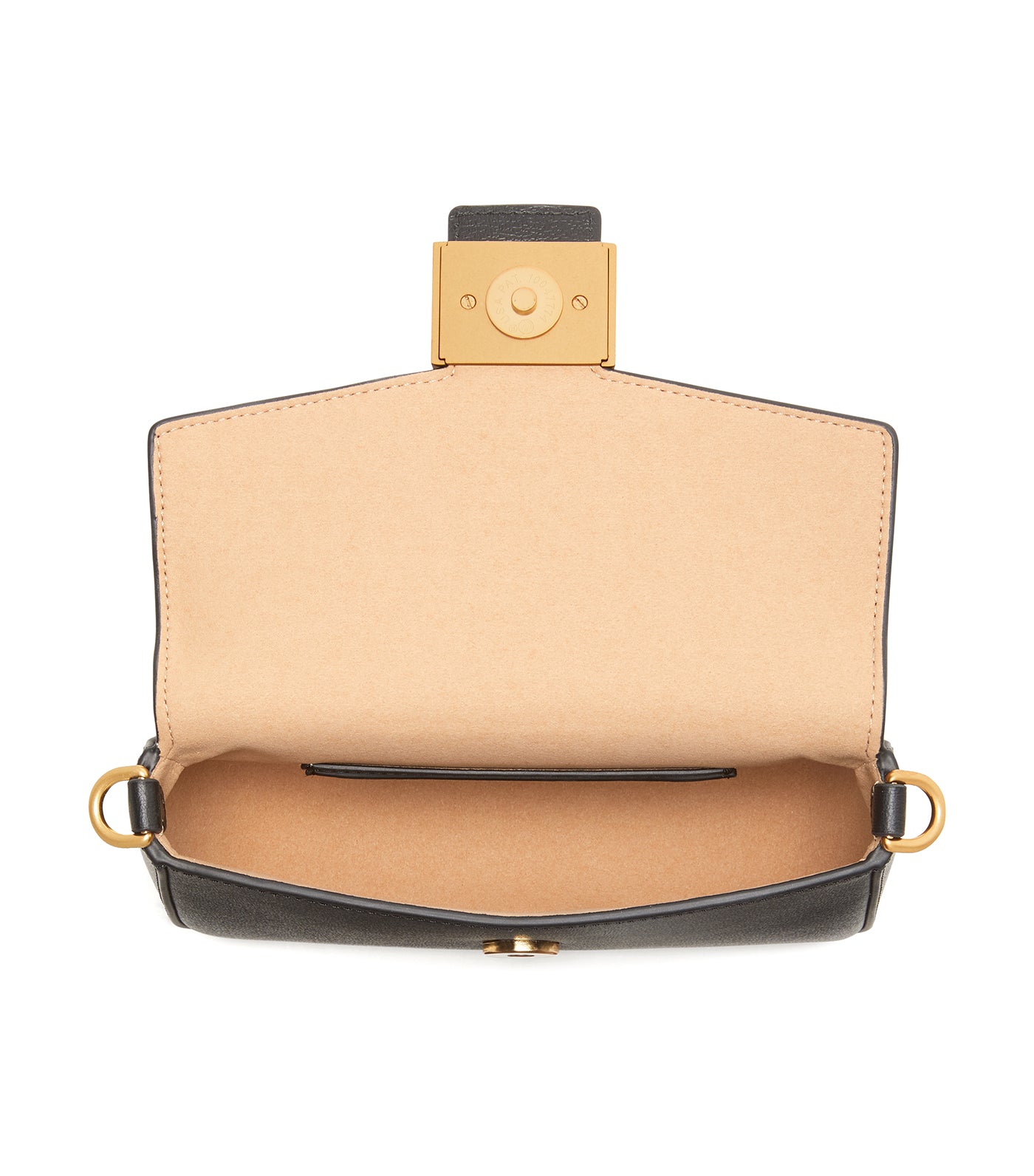 Kate spade black crossbody gold online chain