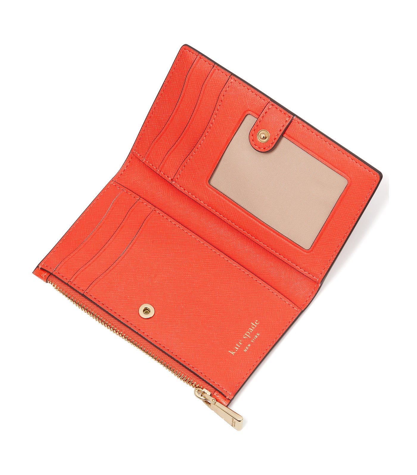 Morgan Small Slim Bifold Wallet - Red Berry