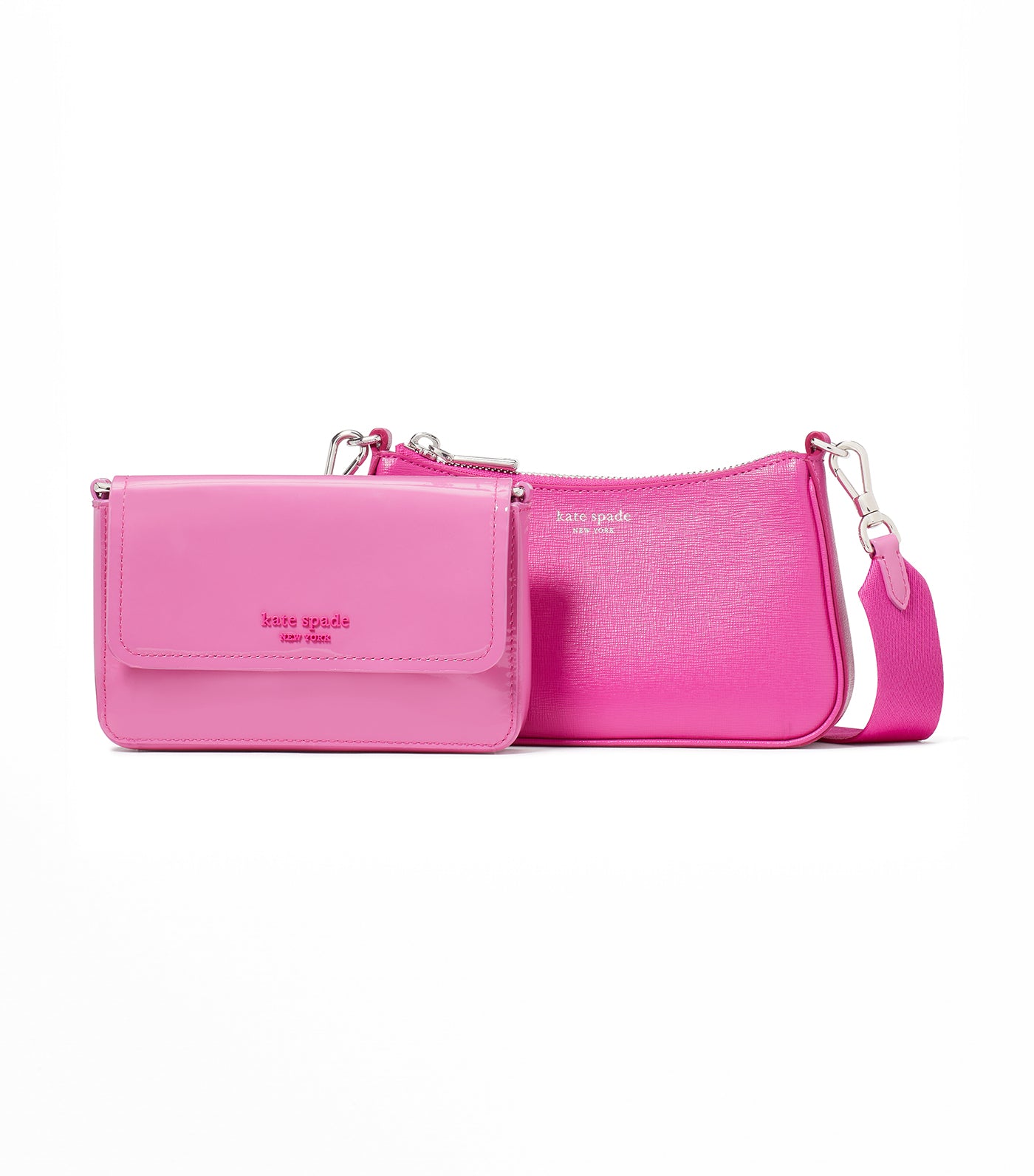 Double Up Patent Leather Crossbody Enchinacea Flower Multi