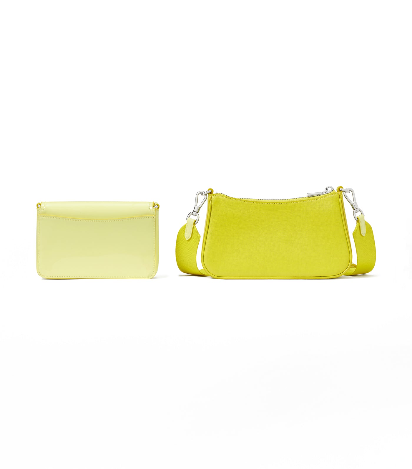 Double Up Patent Leather Crossbody Wasabi Multi