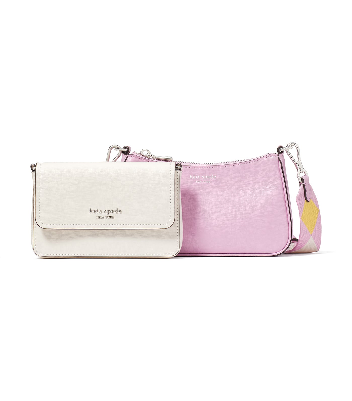 Double Up Colorblocked Crossbody Parchment Multi