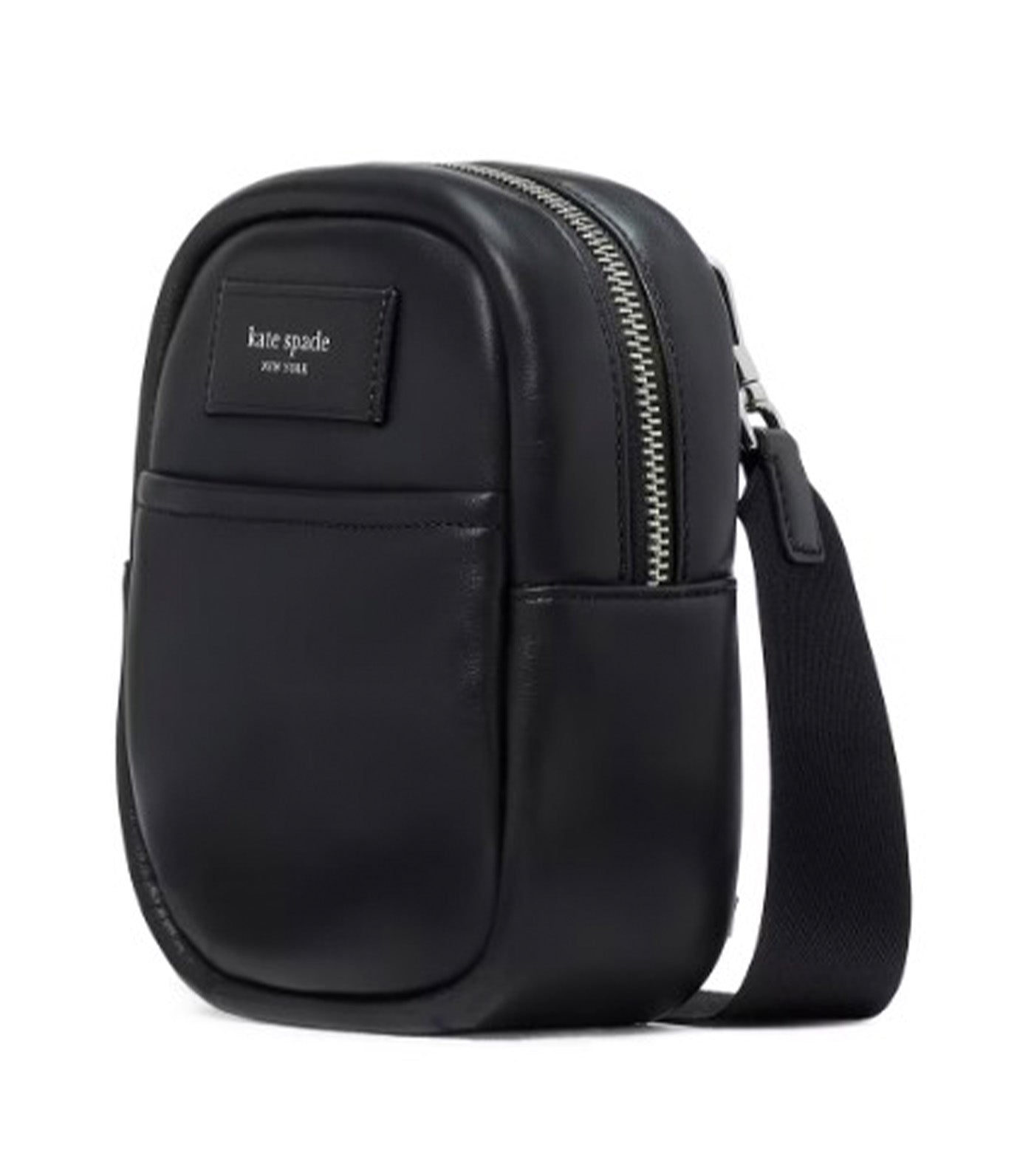 Label Small Convertible Crossbody Black