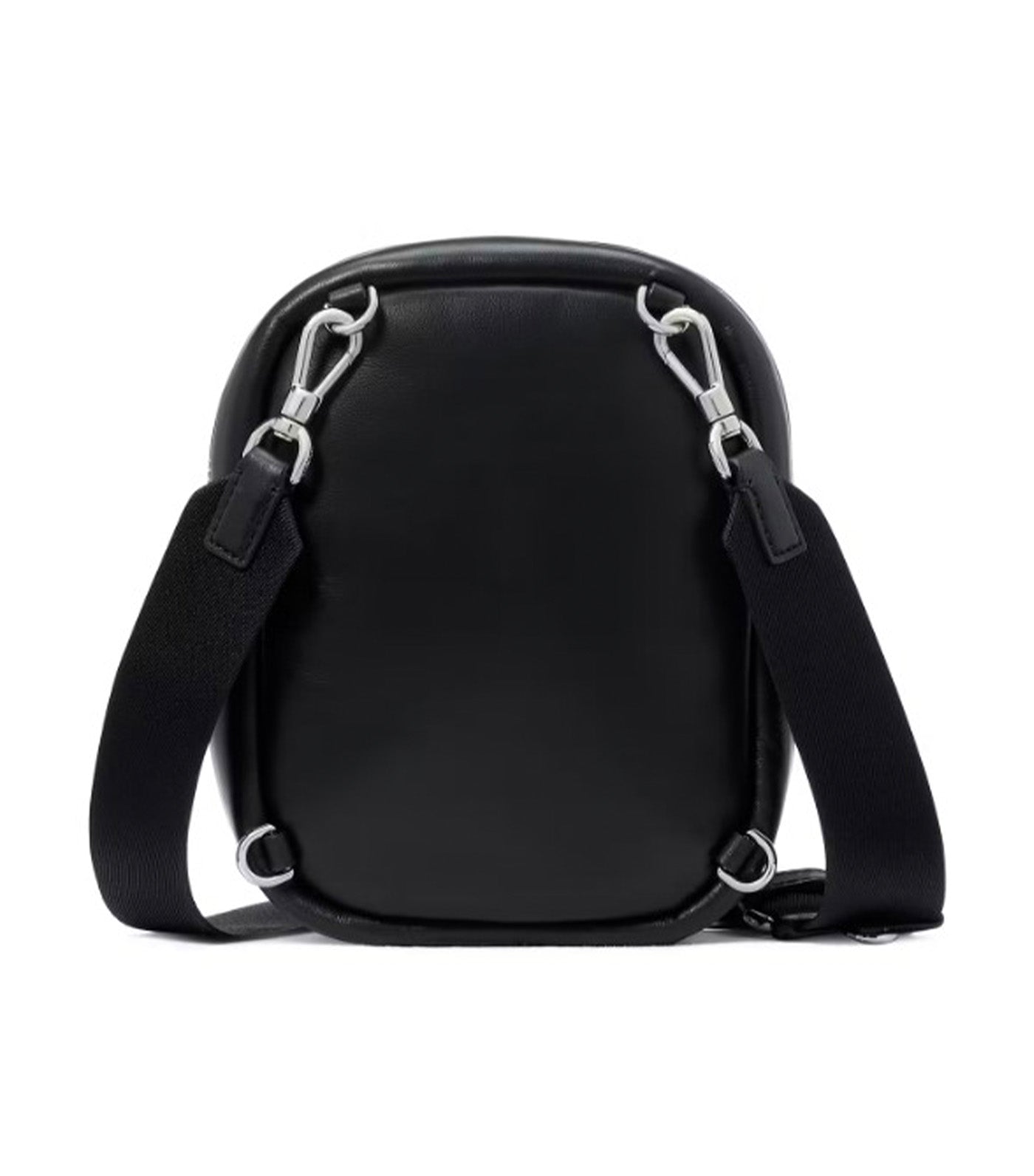 Label Small Convertible Crossbody Black