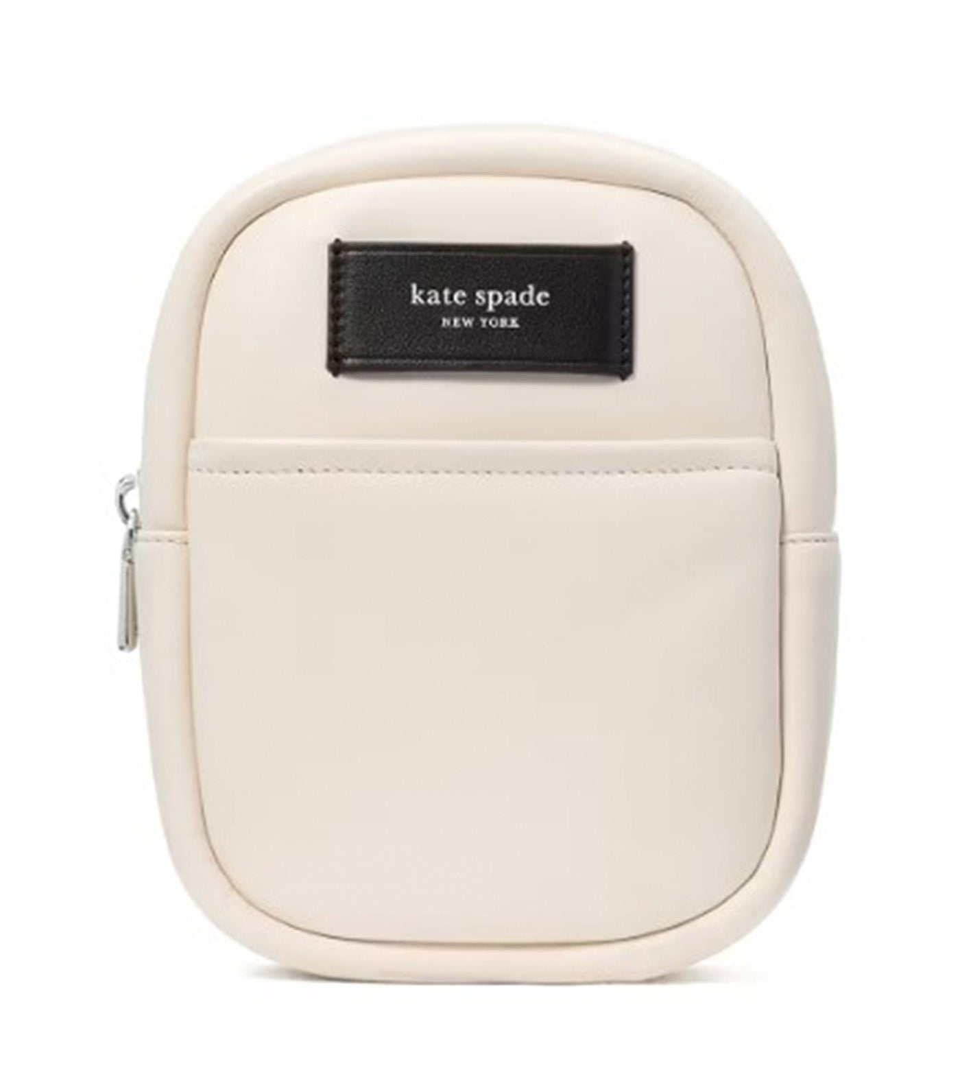 Label Small Convertible Crossbody Parchment