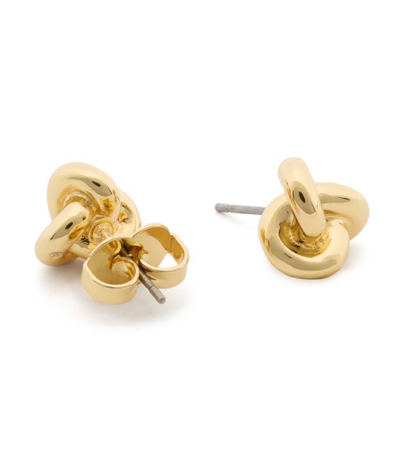 Double Knot Studs Gold