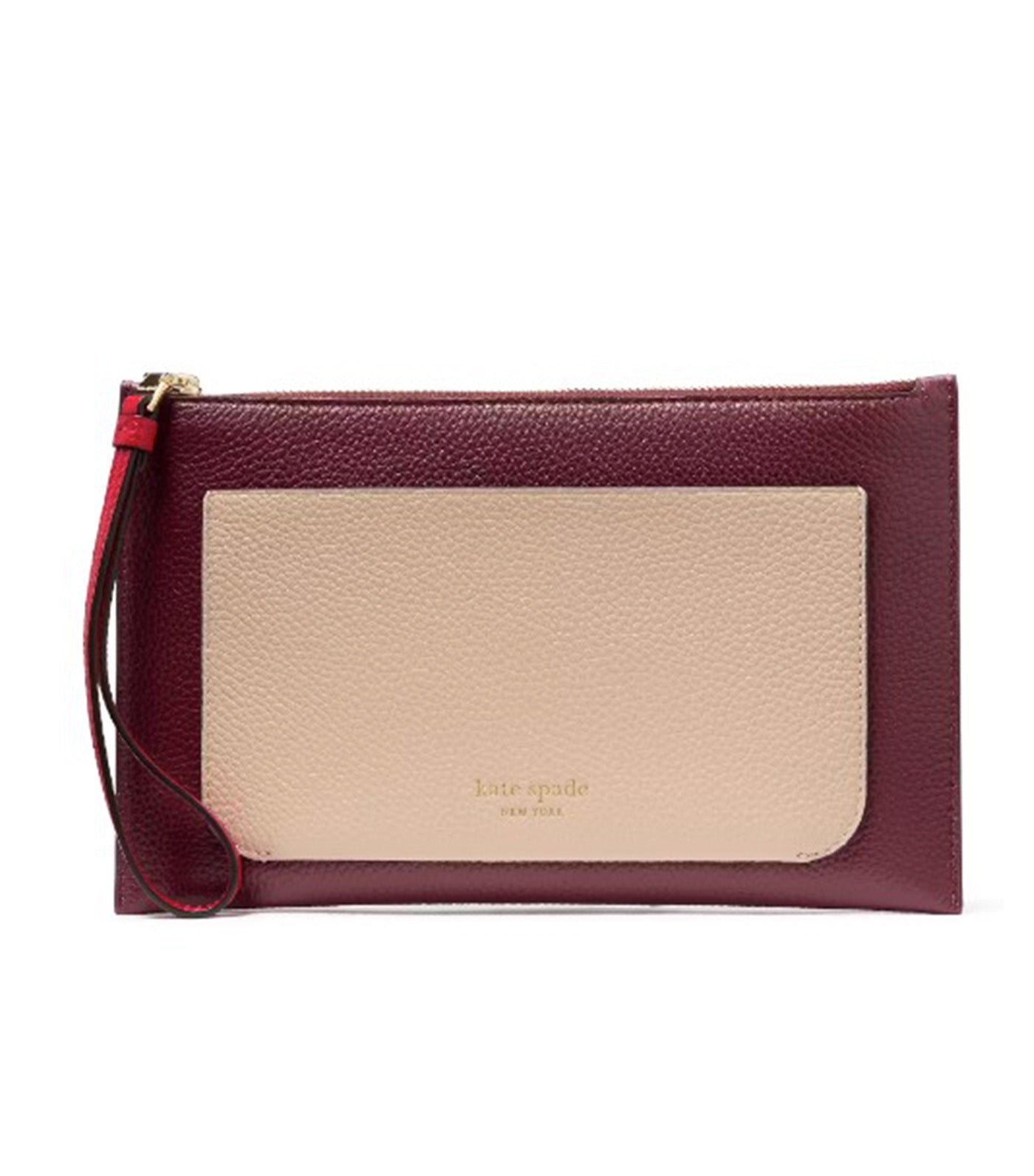 Ava Colorblocked Wristlet Cherry Juice Multi