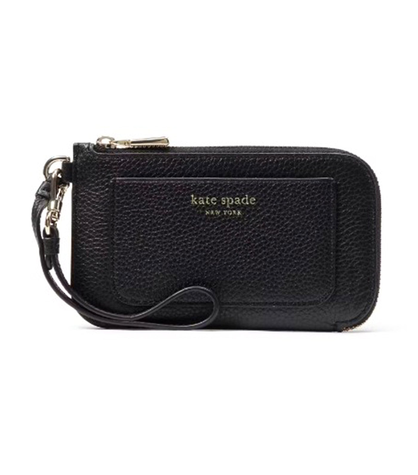 Ava Coin Card Case Wristlet Black