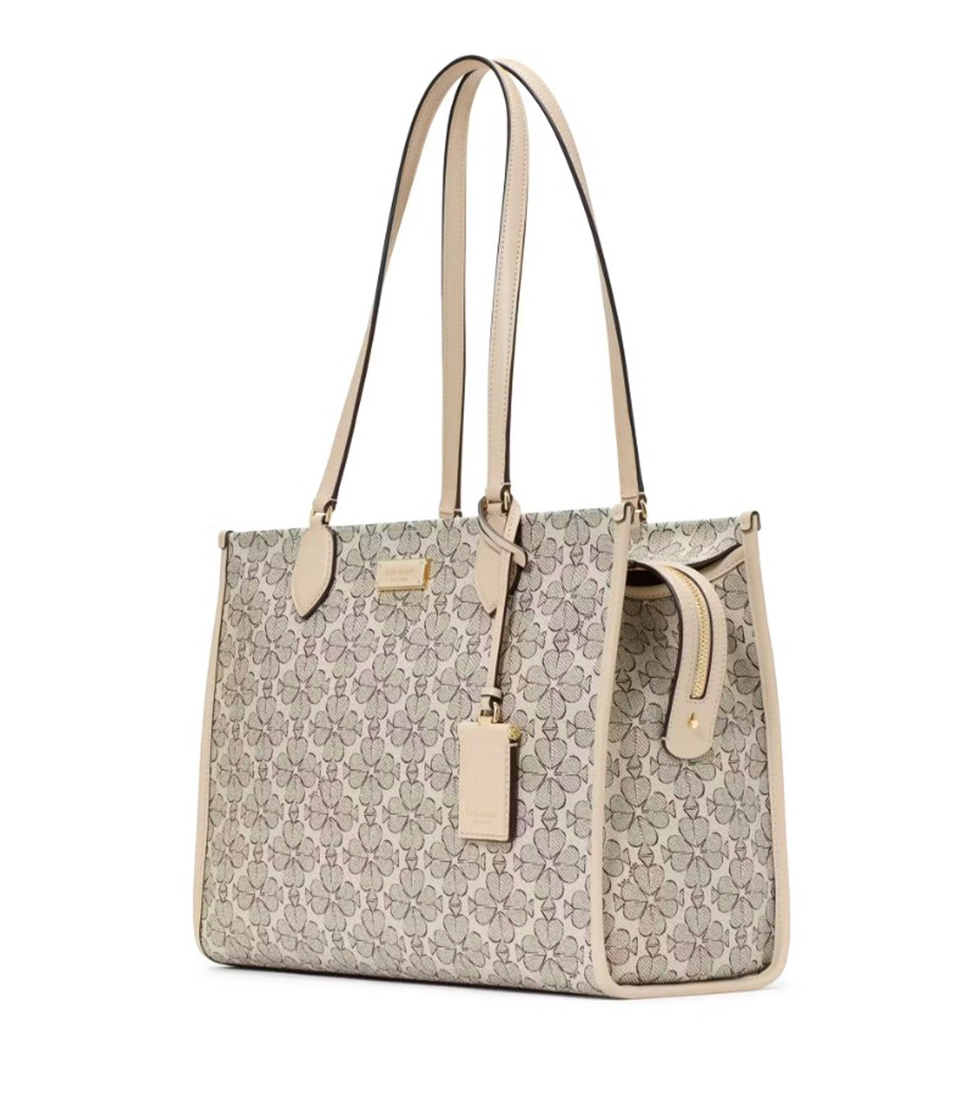 Spade Flower Coated Canvas Large Market Tote