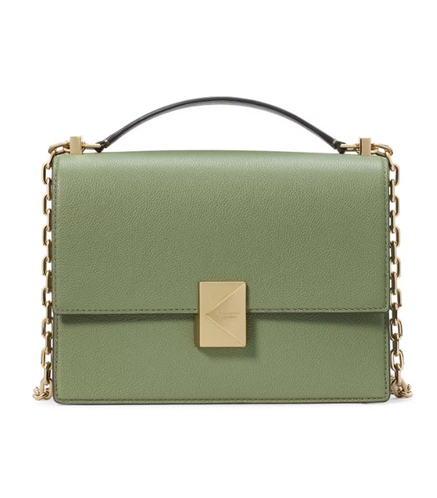 Deco Chain Shoulder Bag Olive Leaf