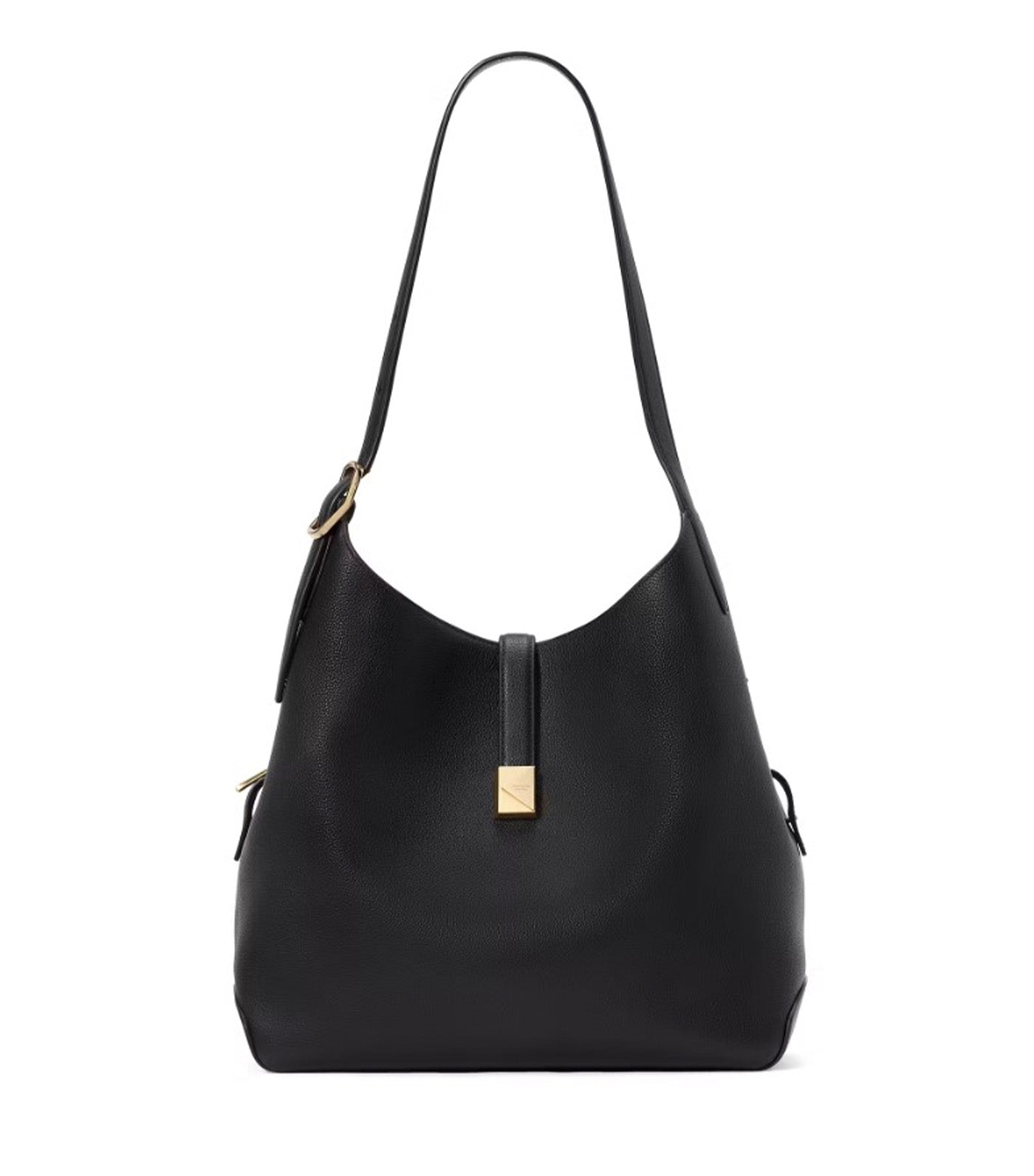 Deco Large Shoulder Bag Black