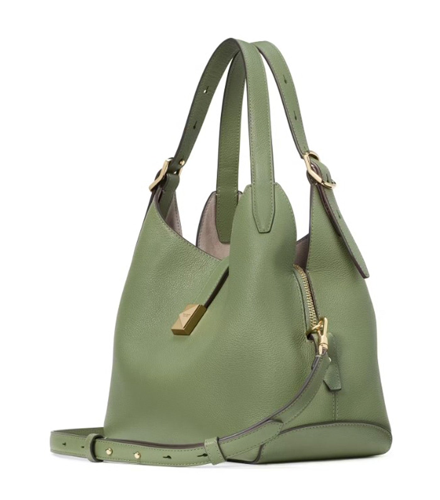 Deco Medium Crossbody Tote Olive Leaf