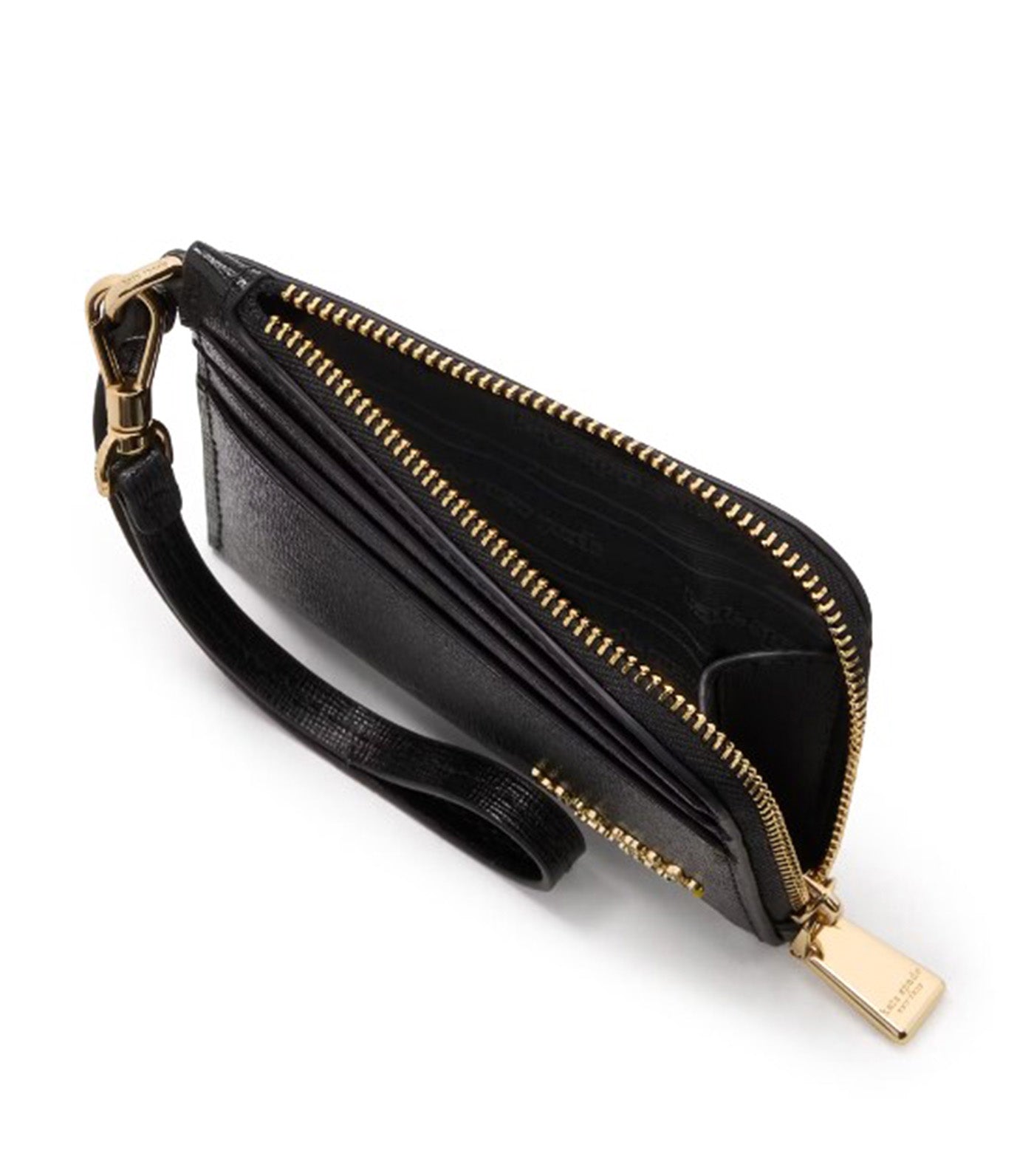 Devin Coin Card Case Wristlet Black