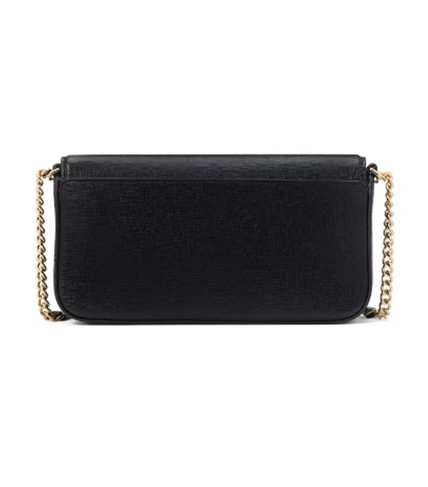 Devin Flap Chain Wallet Black