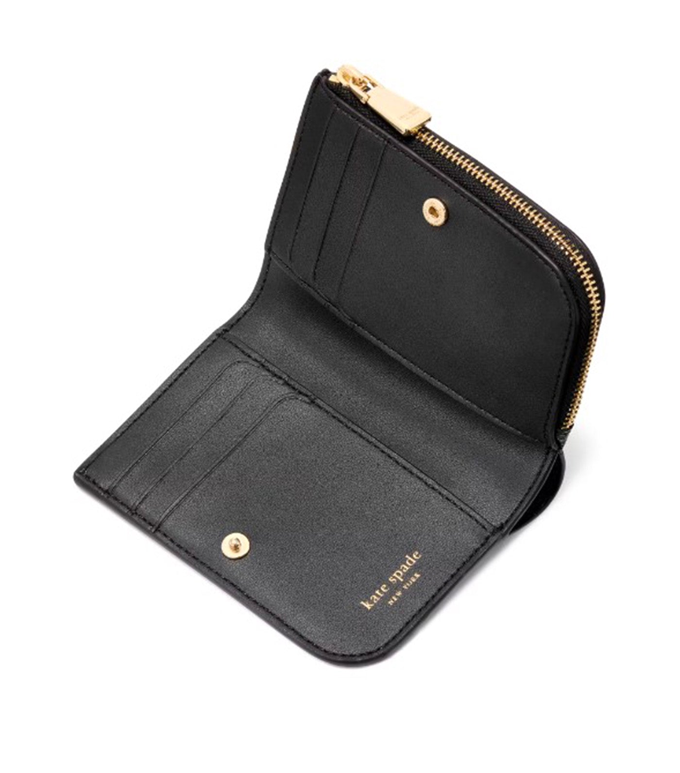 Devin Small Compact Wallet Black